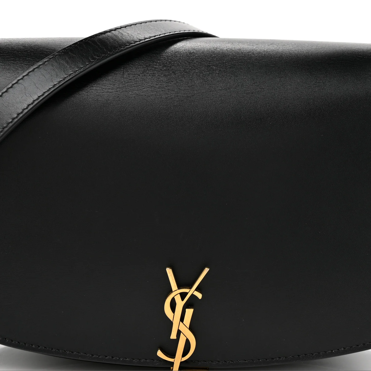 Box Calfskin Voltaire Top Handle Crossbody Bag Black - Image 8