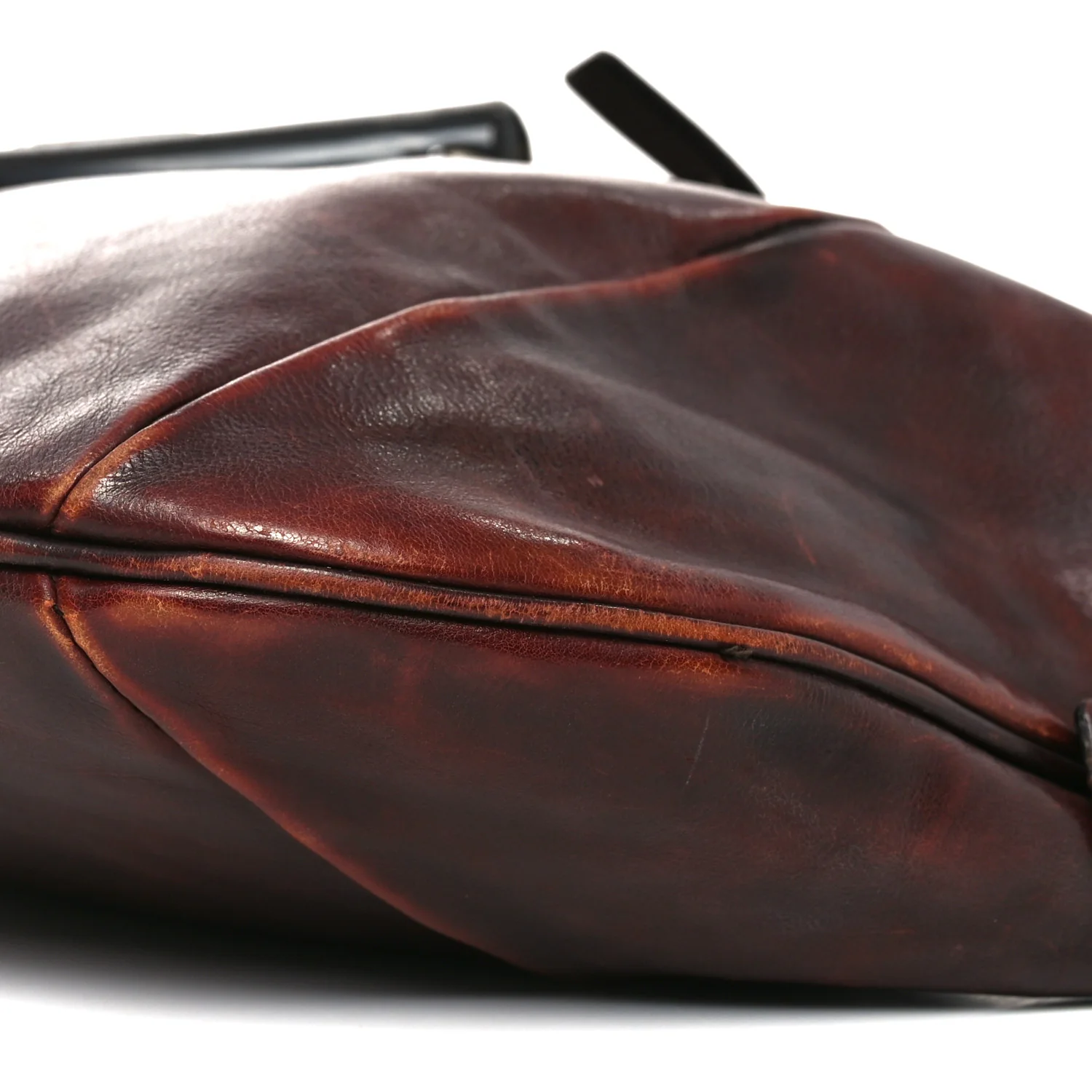 Buffalo Horn Shangri-La Mombasa Hobo Burgundy - Image 9