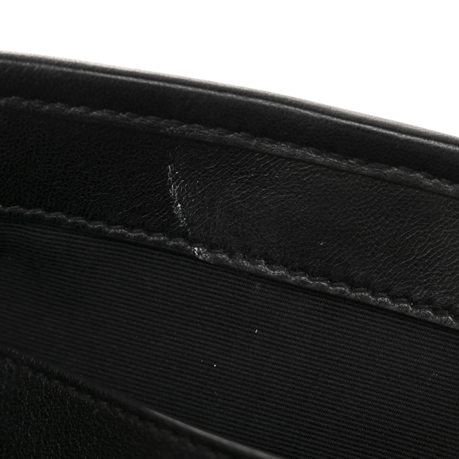 Calfskin Ayers Patchwork Monogram Medium Niki Chain Satchel Black - Image 12