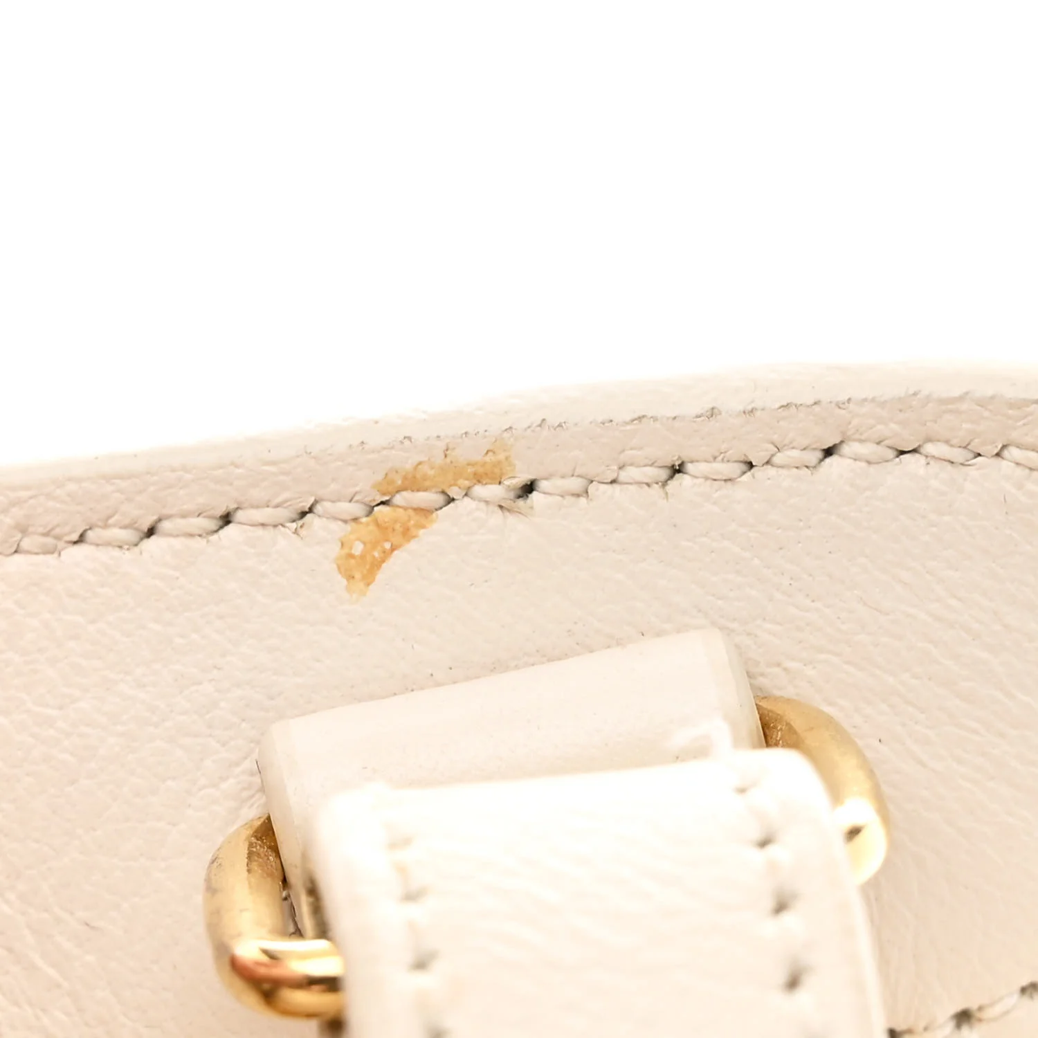 Calfskin Baby Monogram Cabas Dove White - Image 11