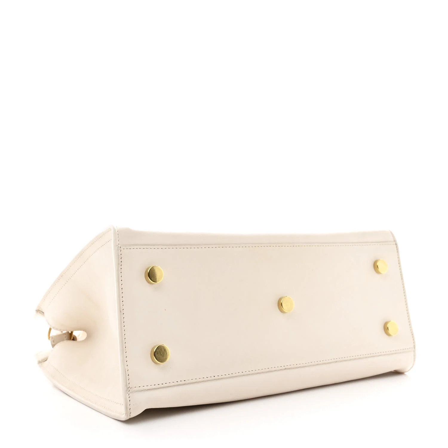 Calfskin Baby Monogram Cabas Dove White - Image 4