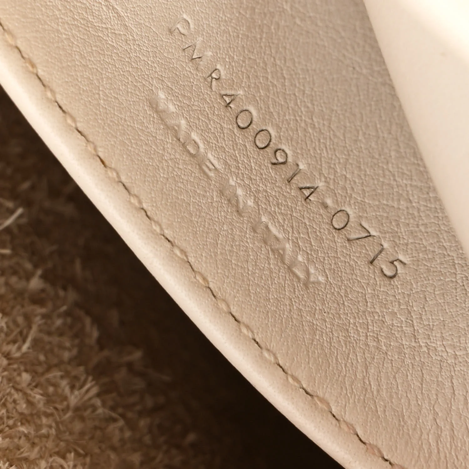 Calfskin Baby Monogram Cabas Dove White - Image 7