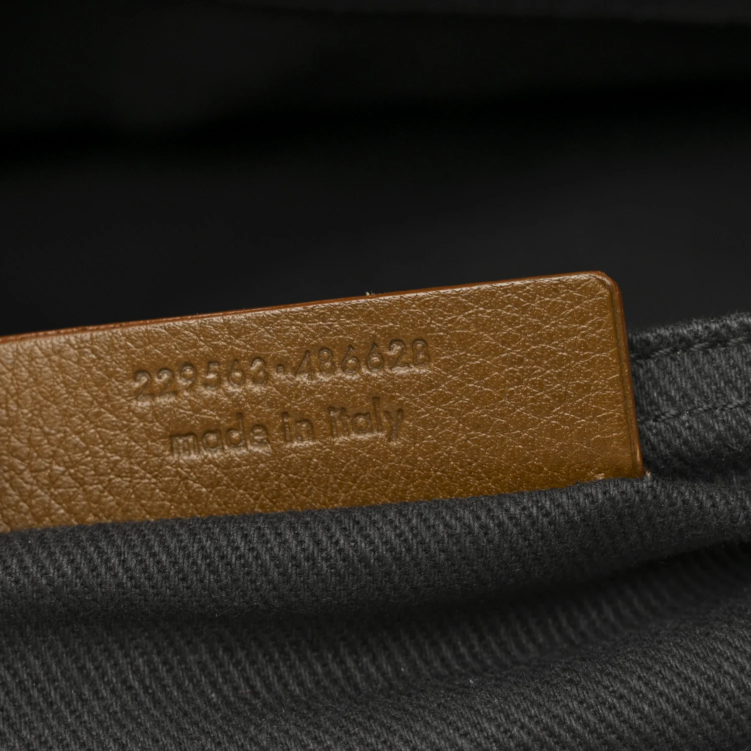 Calfskin Canvas Large Muse Two Olive - Image 8