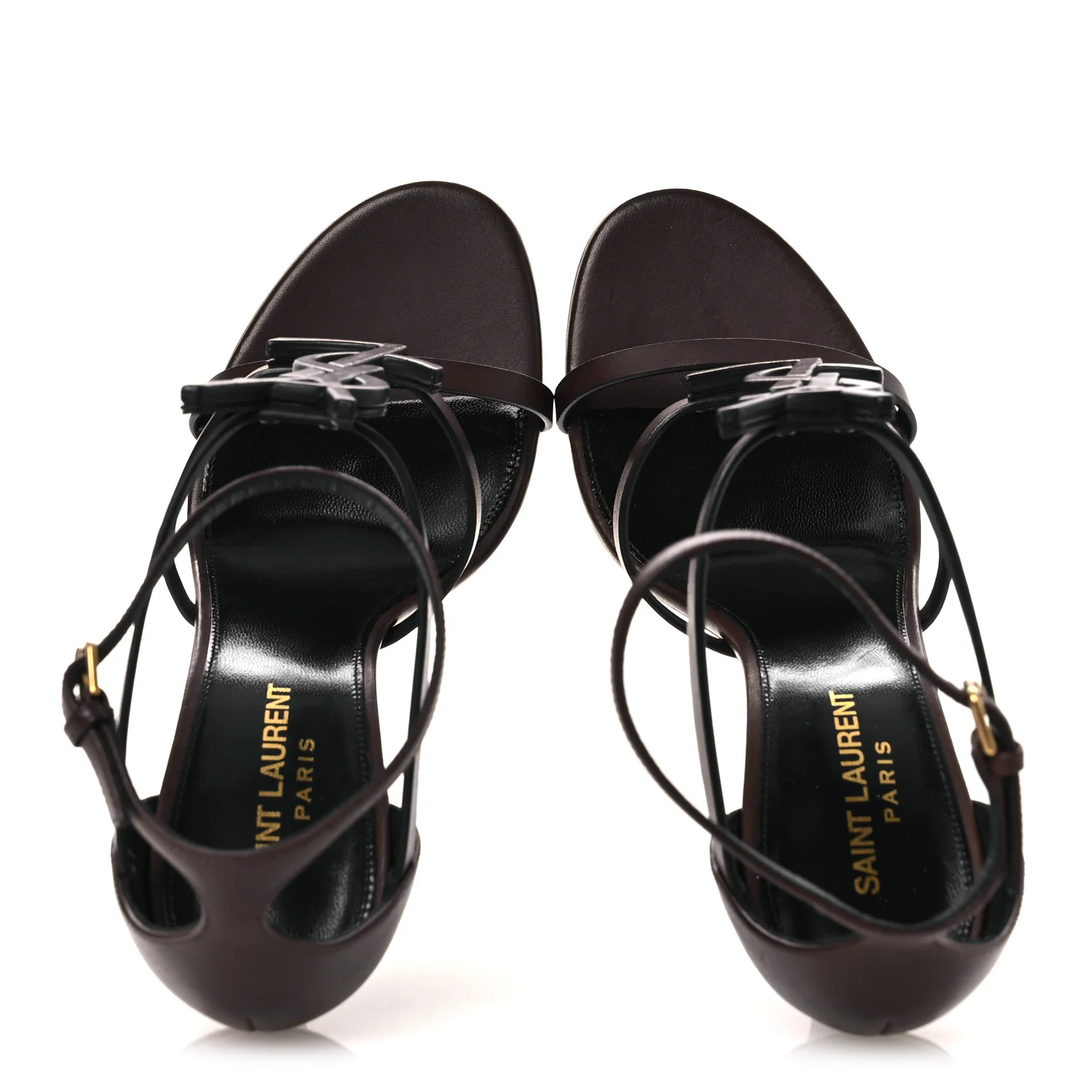 Calfskin Cassandra 100 Sandals 37 Moro - Image 2
