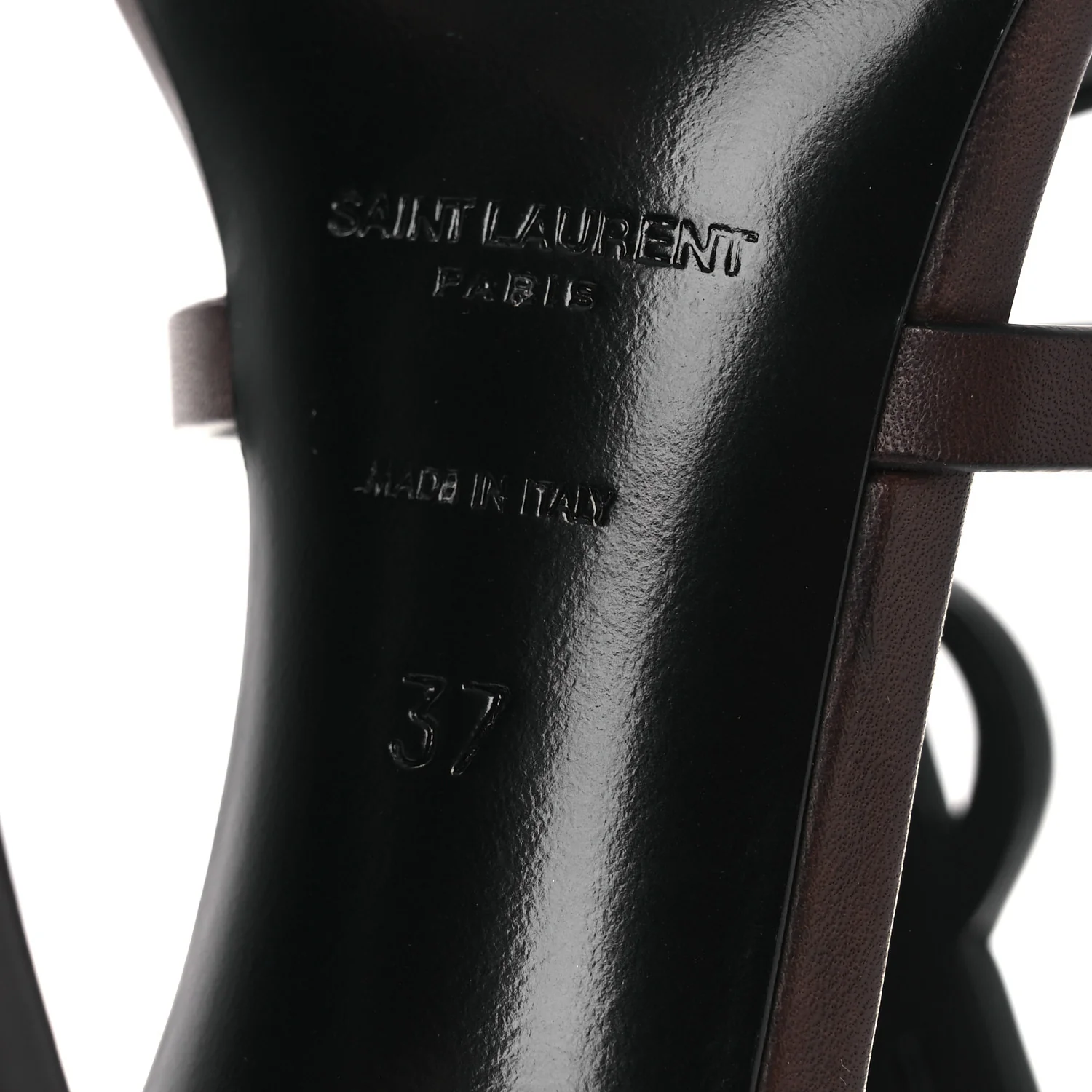 Calfskin Cassandra 100 Sandals 37 Moro - Image 8