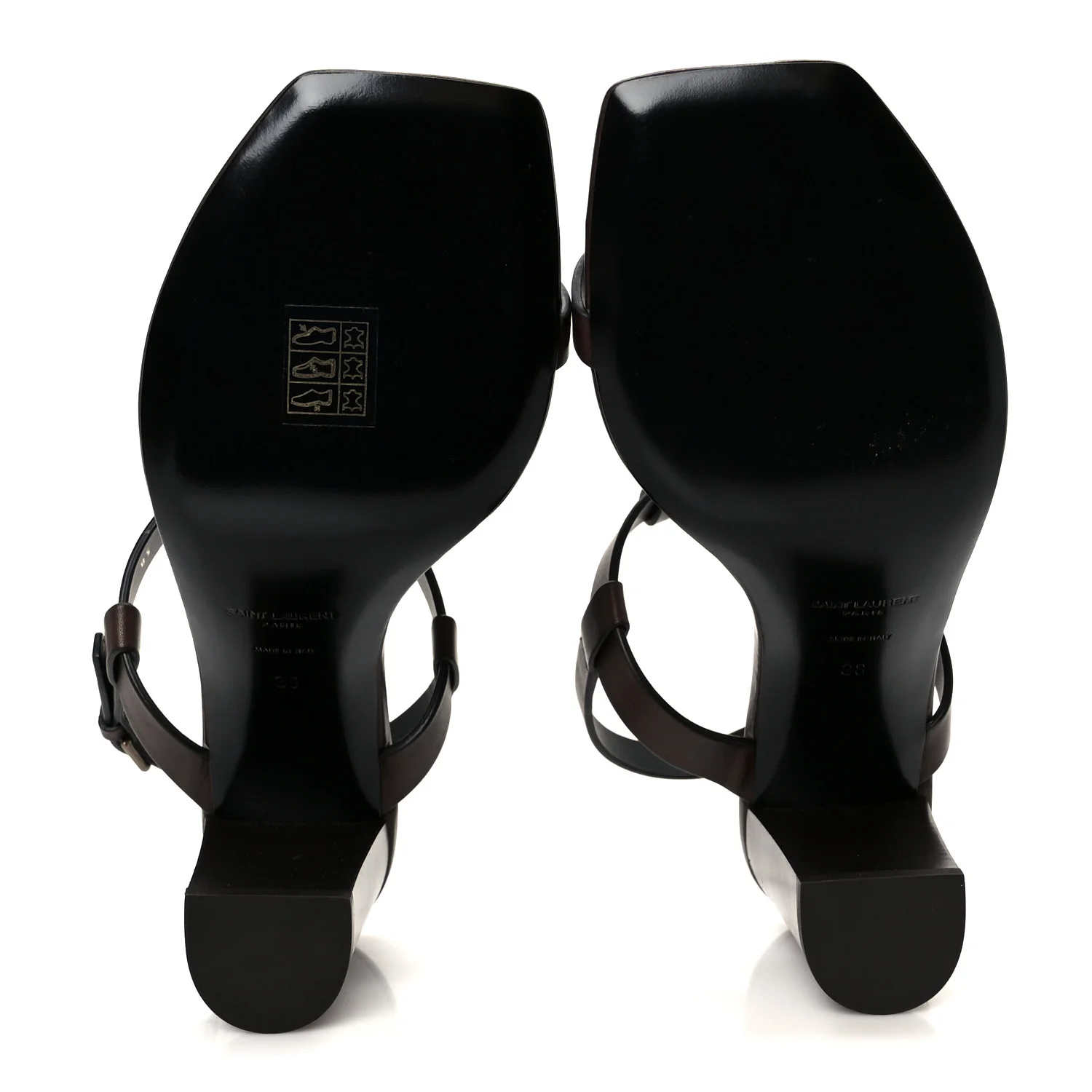 Calfskin Cassandra 75 Sandals 38 Moro - Image 6