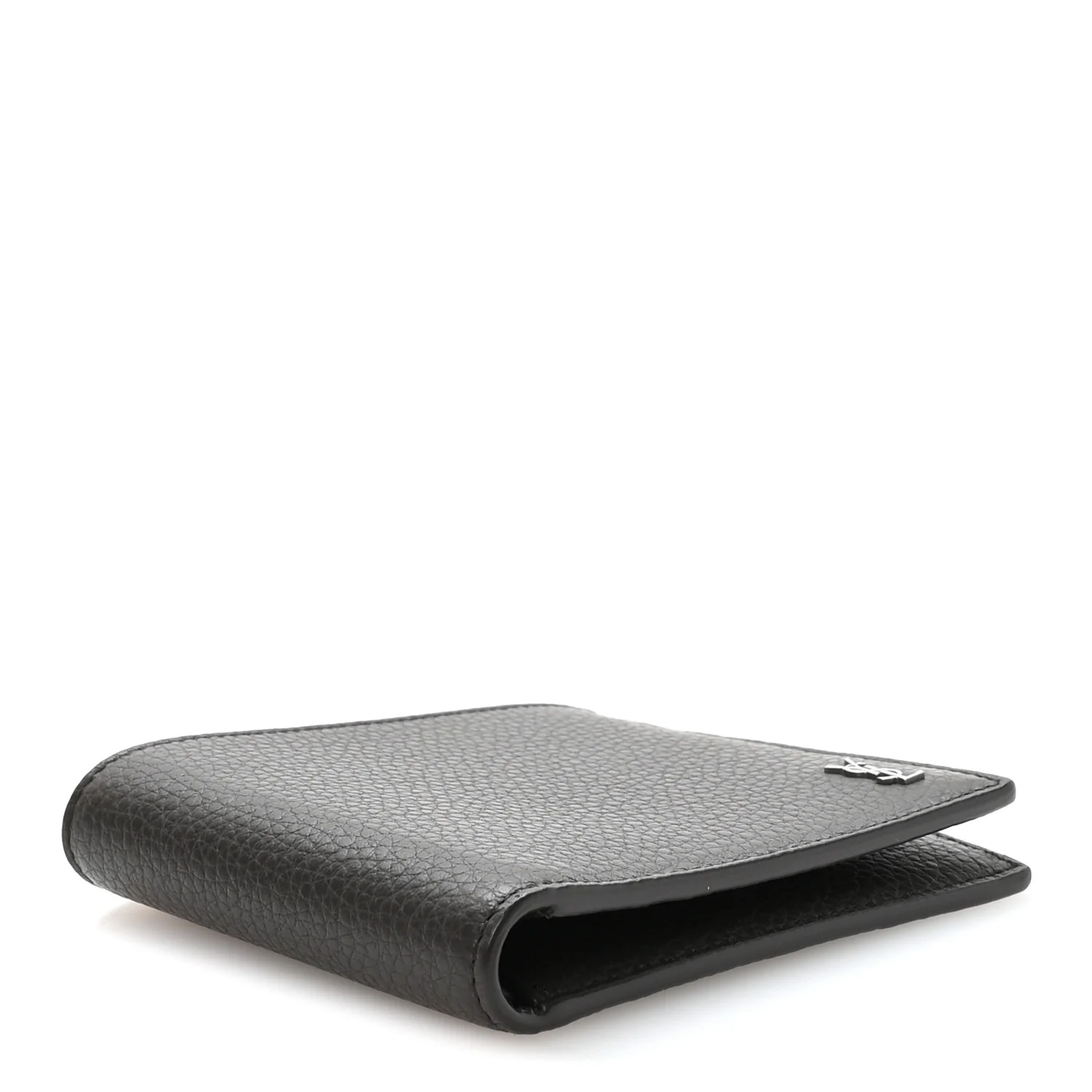 Calfskin Cassandre Bi-Fold Wallet Grey - Image 4
