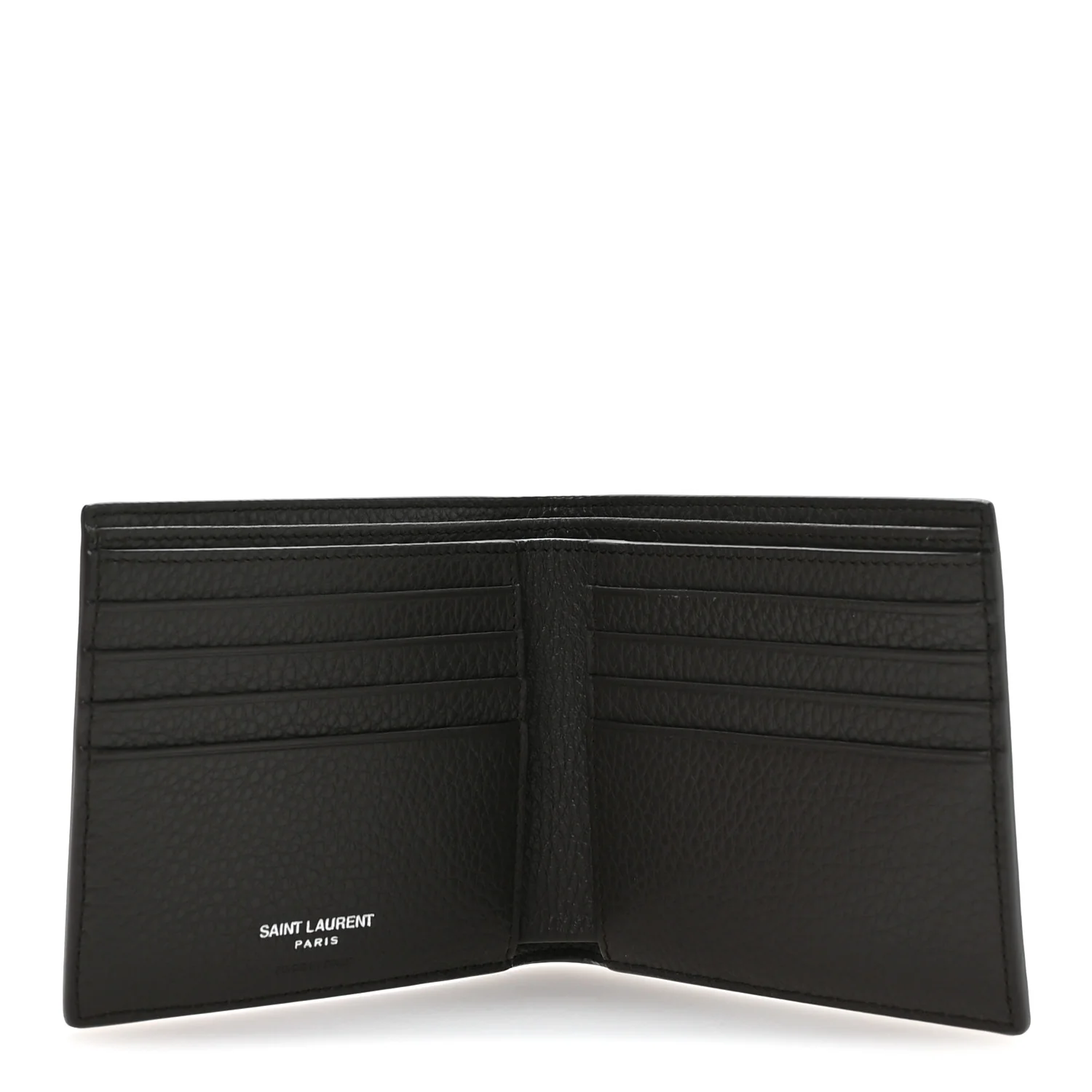 Calfskin Cassandre Bi-Fold Wallet Grey - Image 5