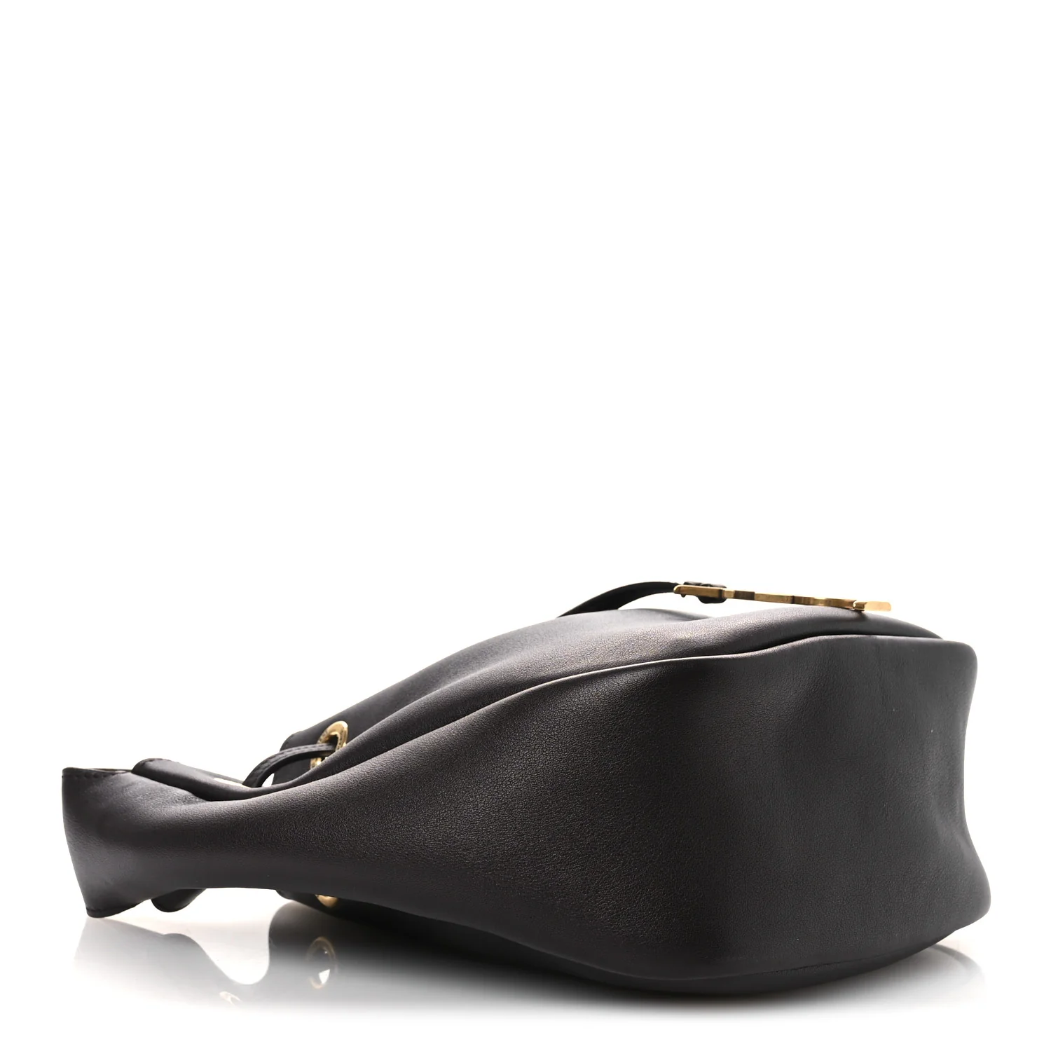 Calfskin Cassandre Supple Bucket Bag Black - Image 4