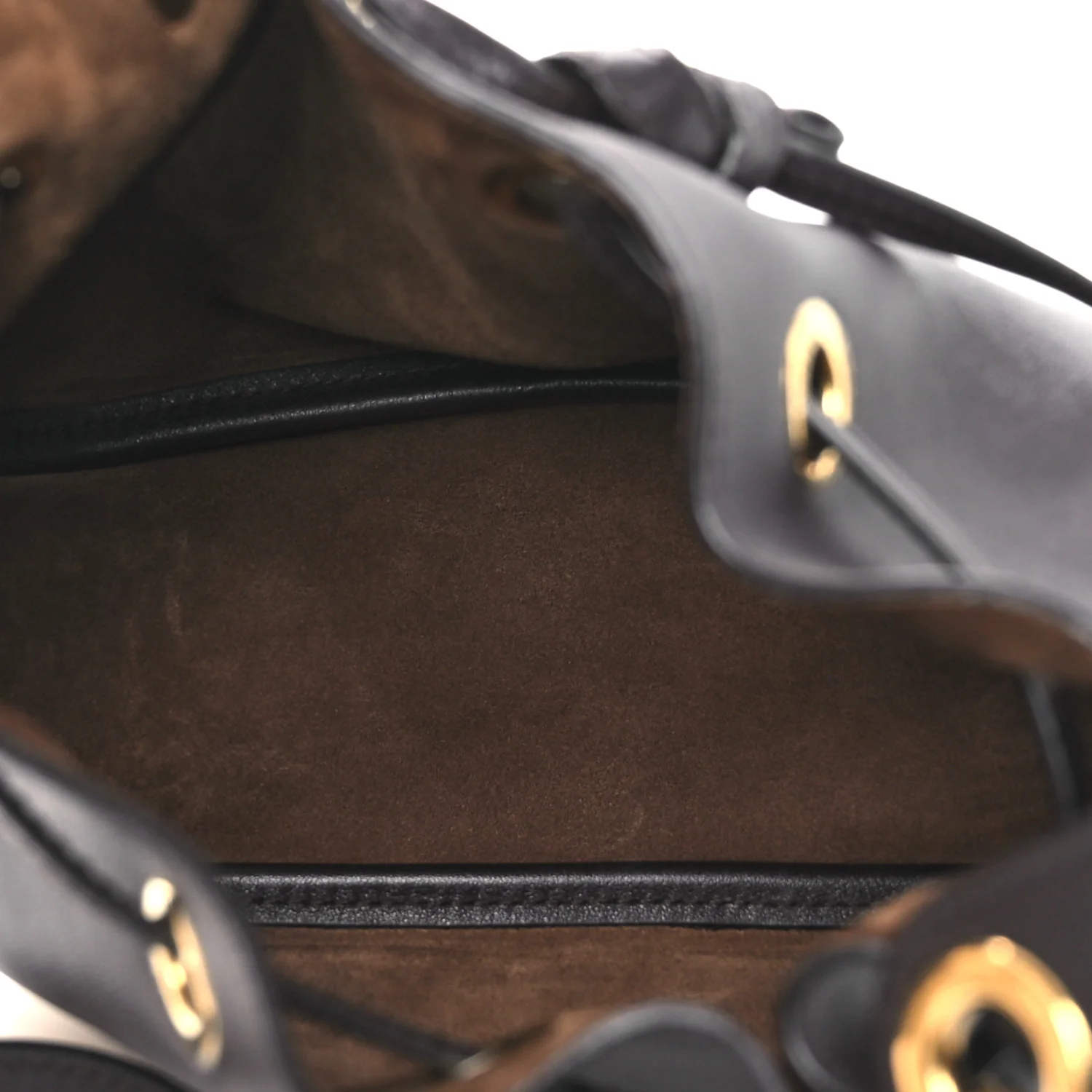 Calfskin Cassandre Supple Bucket Bag Black - Image 5