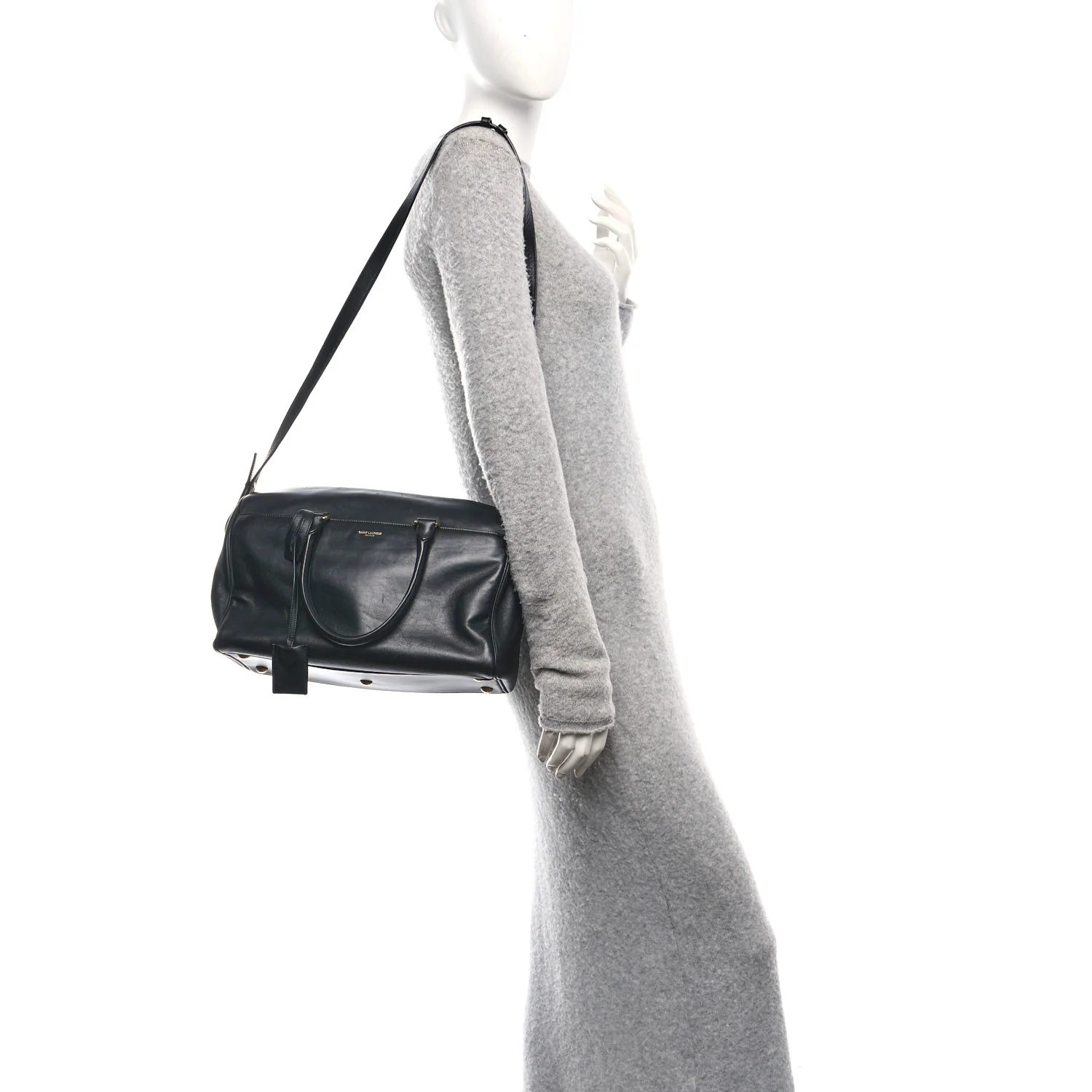Calfskin Classic Duffle 6 Black - Image 2