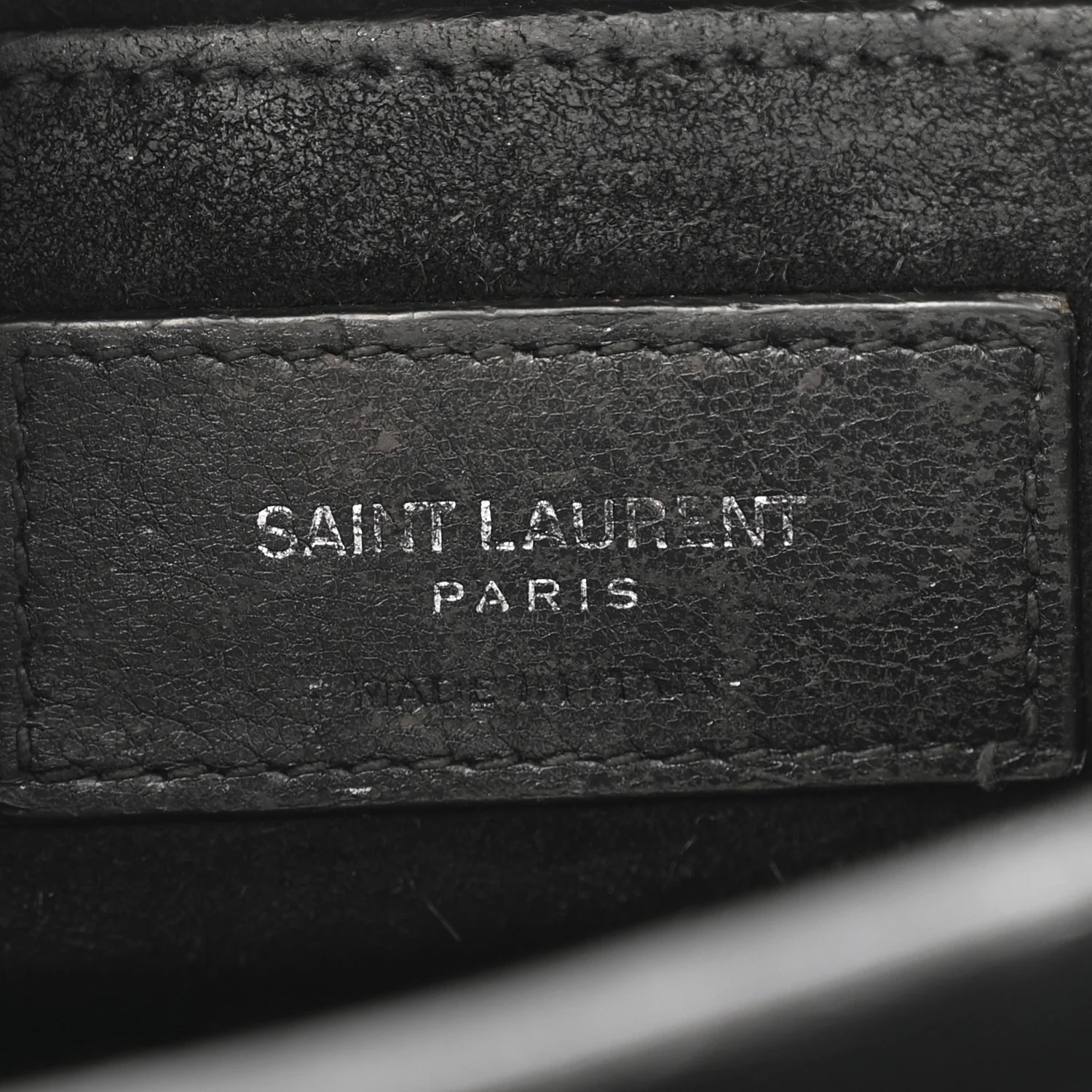 Calfskin Crocodile Embossed Medium Monogram Sunset Black - Image 6