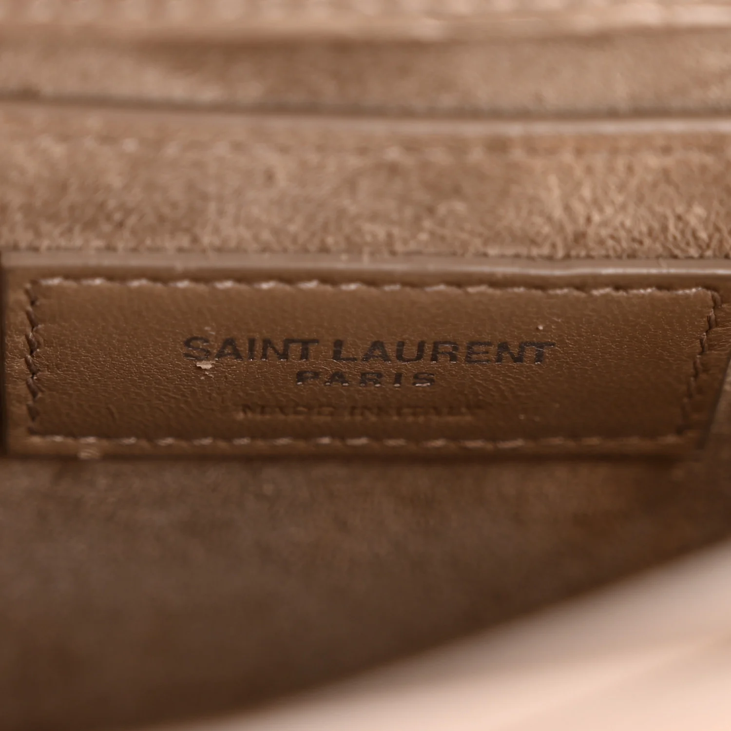 Calfskin Crocodile Embossed Medium Monogram Sunset Dusty Grey - Image 6