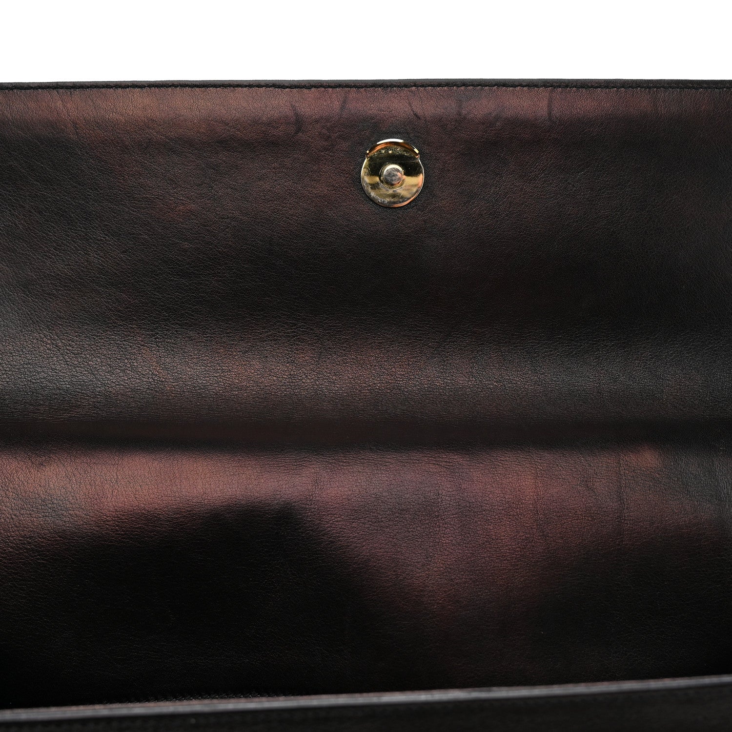 Calfskin Crocodile Embossed Medium Moujik Top Handle Bag Black - Image 12
