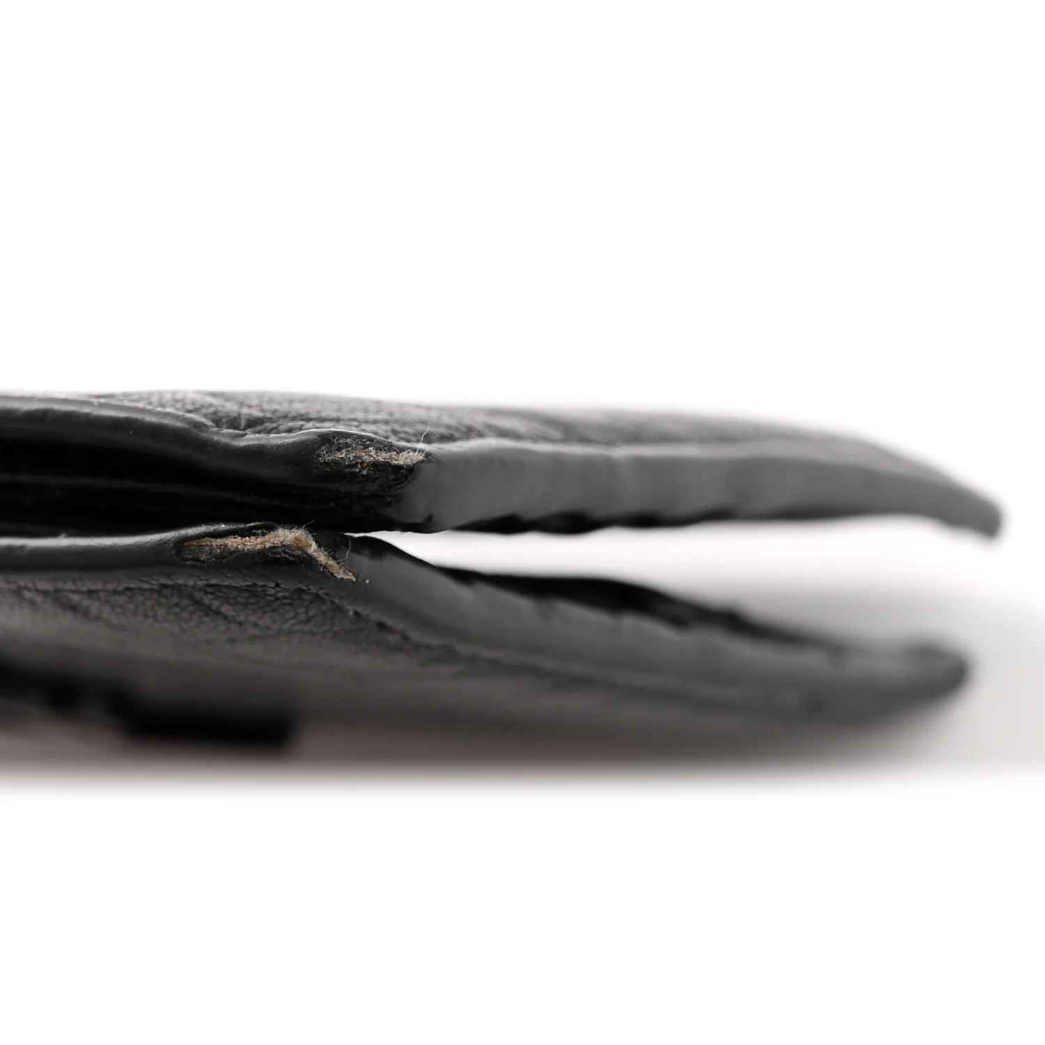 Calfskin Crocodile Embossed Monogram Bifold Wallet Black - Image 11