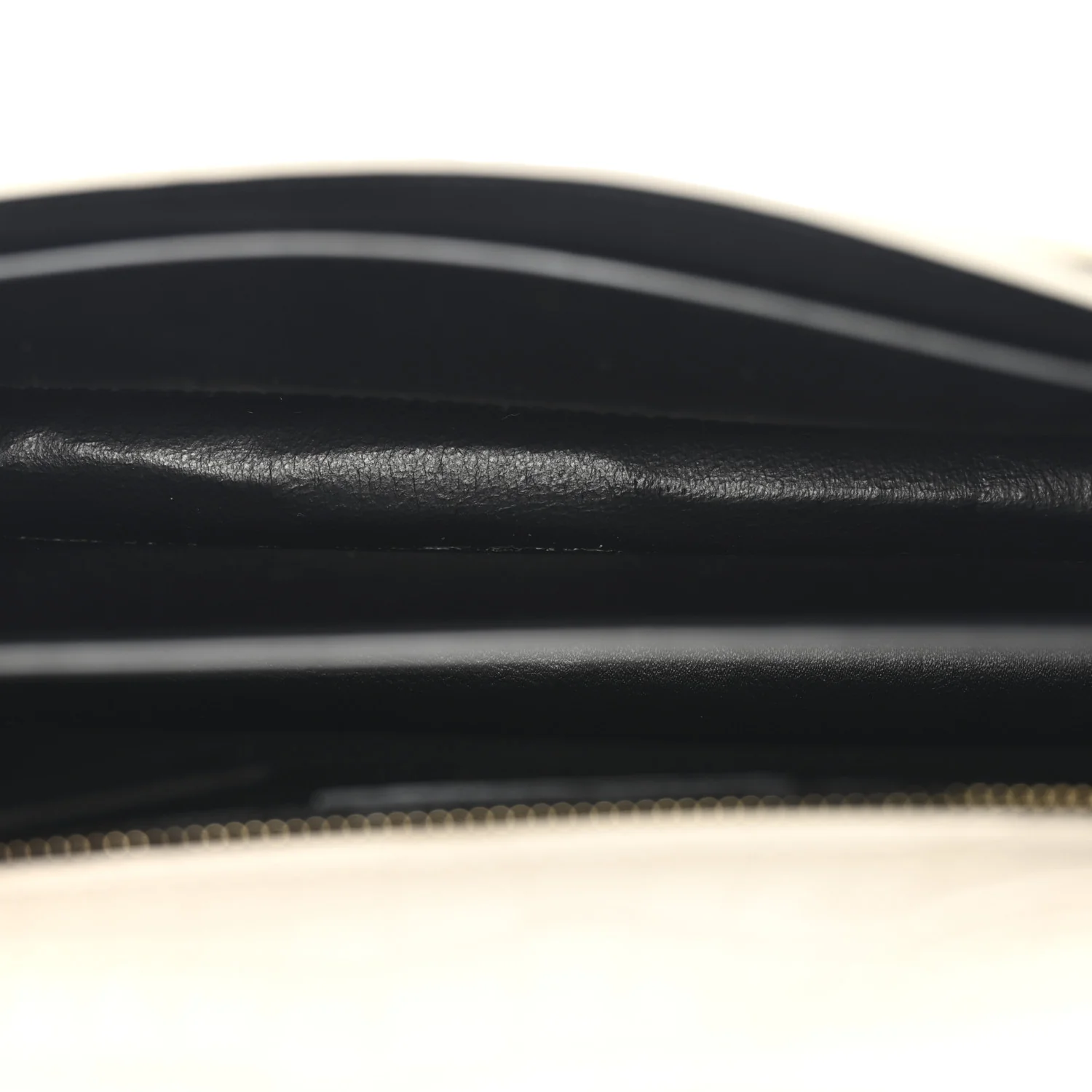 Calfskin Crocodile Embossed Monogram Cassandra Clasp Bag Crema Soft - Image 5