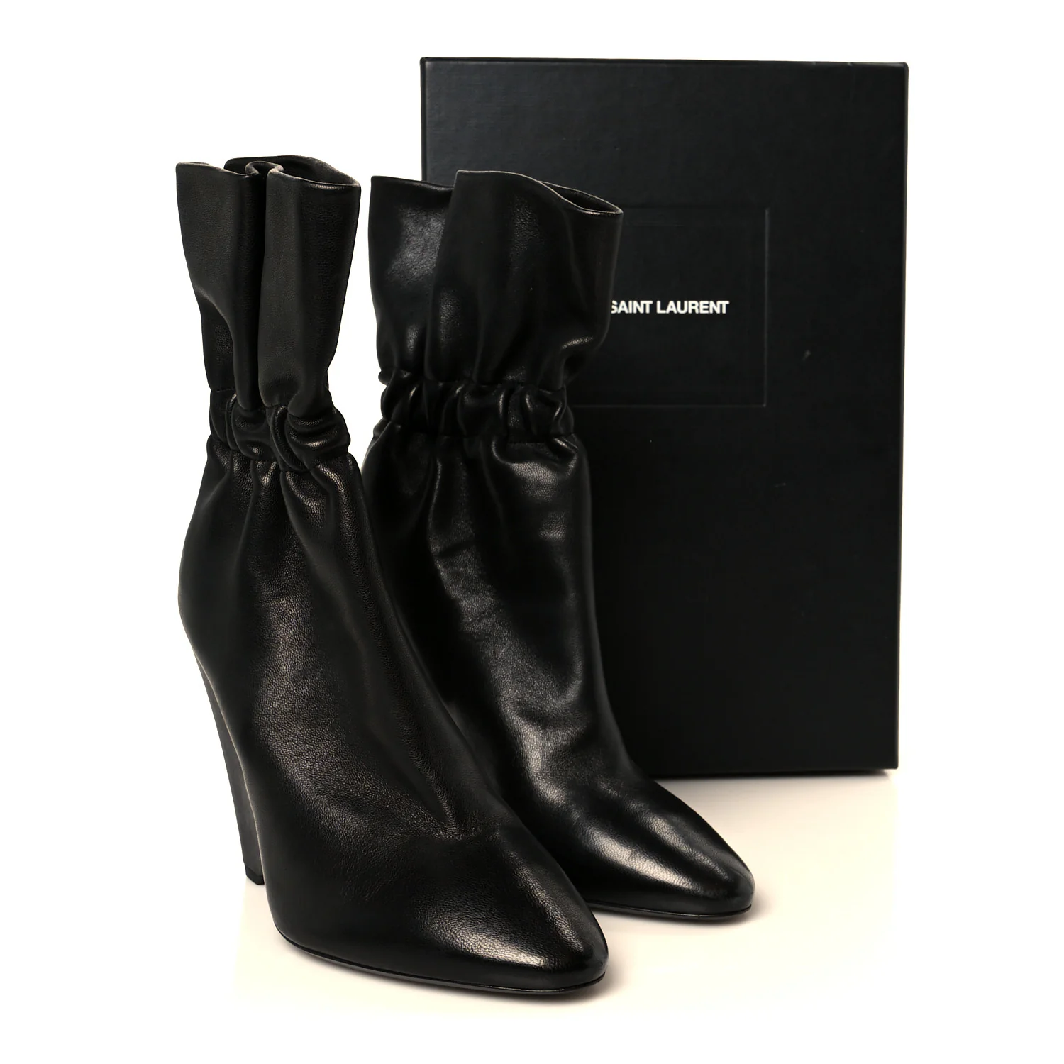 Calfskin Etienne Ankle Boots 37 Black - Image 10