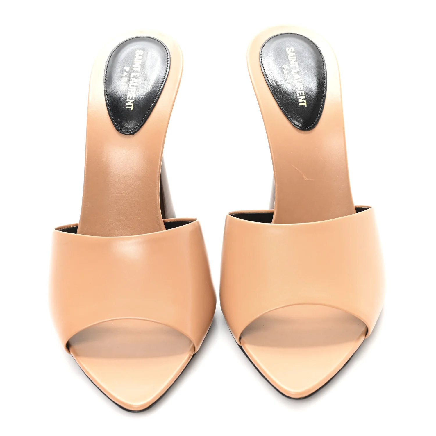 Calfskin Gippy 105 Mule Sandals 40 Bisque - Image 2