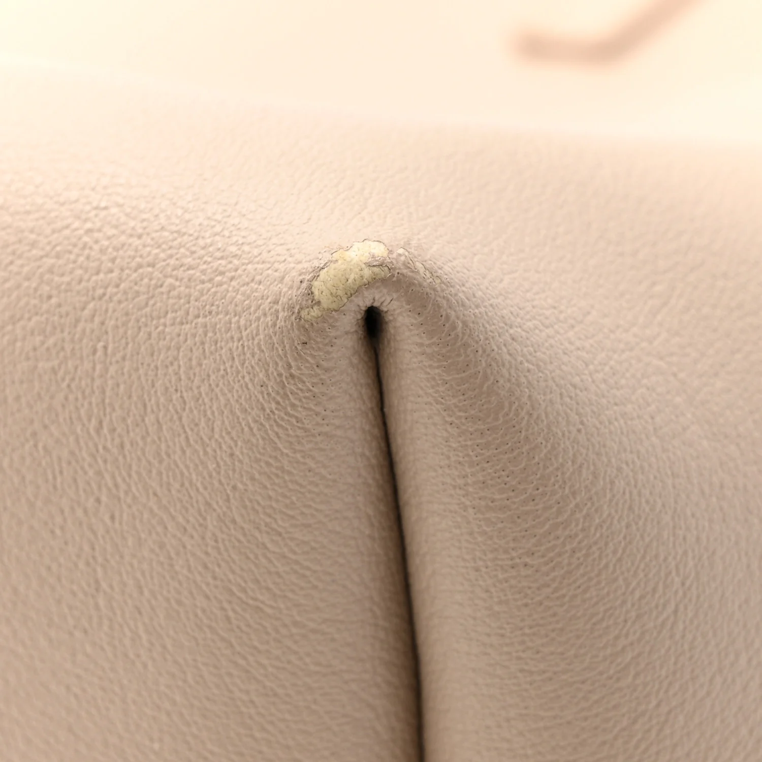 Calfskin Large Shopping Tote Dark Beige - Image 11