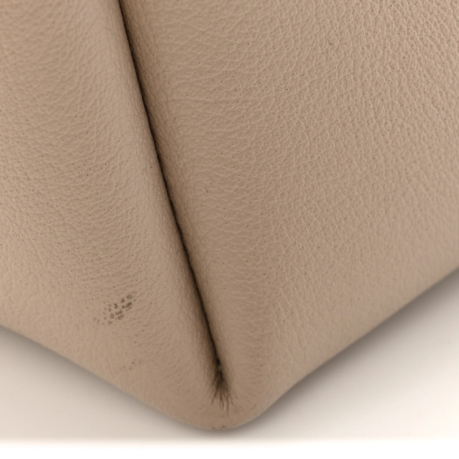 Calfskin Large Shopping Tote Dark Beige - Image 13