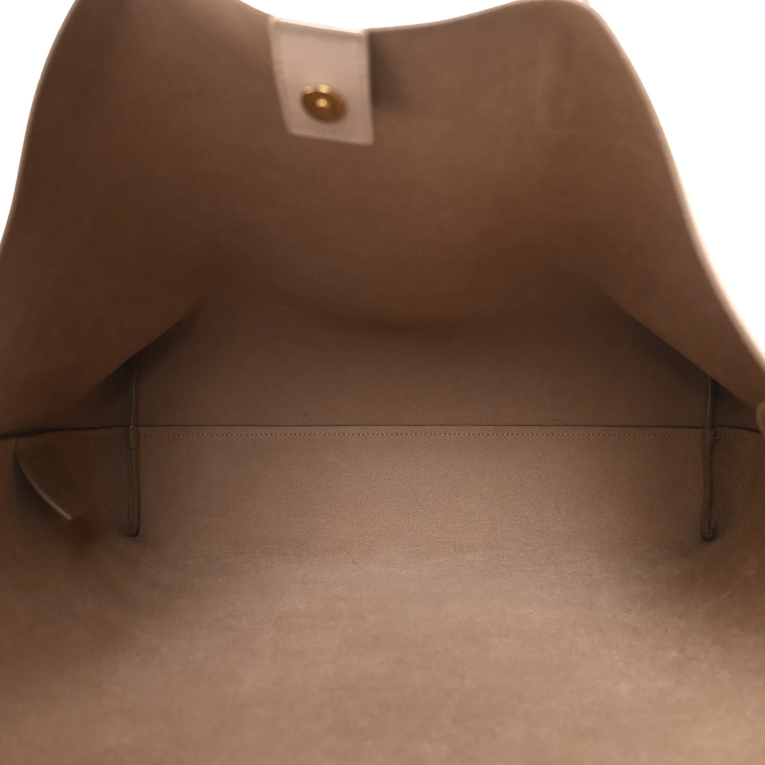 Calfskin Large Shopping Tote Dark Beige - Image 6