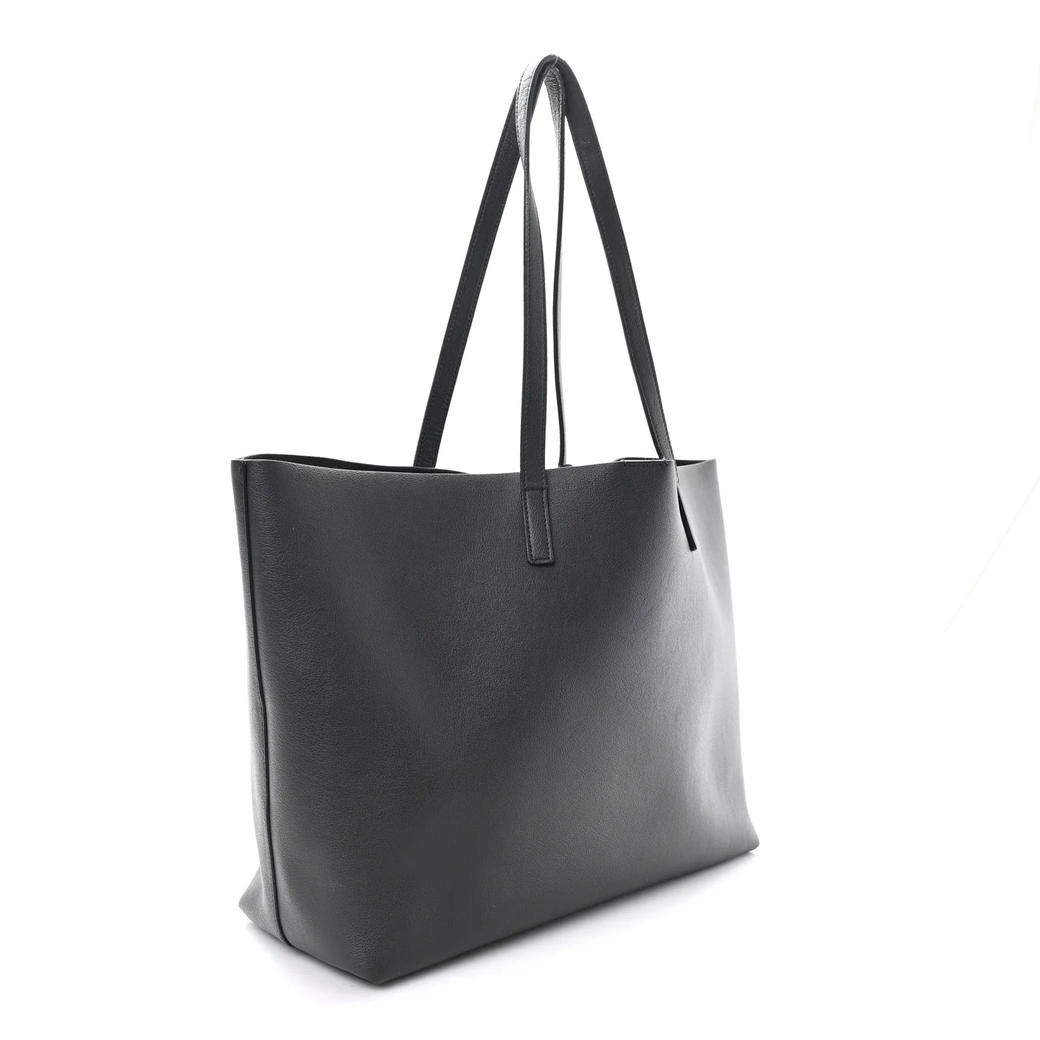 Calfskin Large Shopping Tote Fog - Image 4