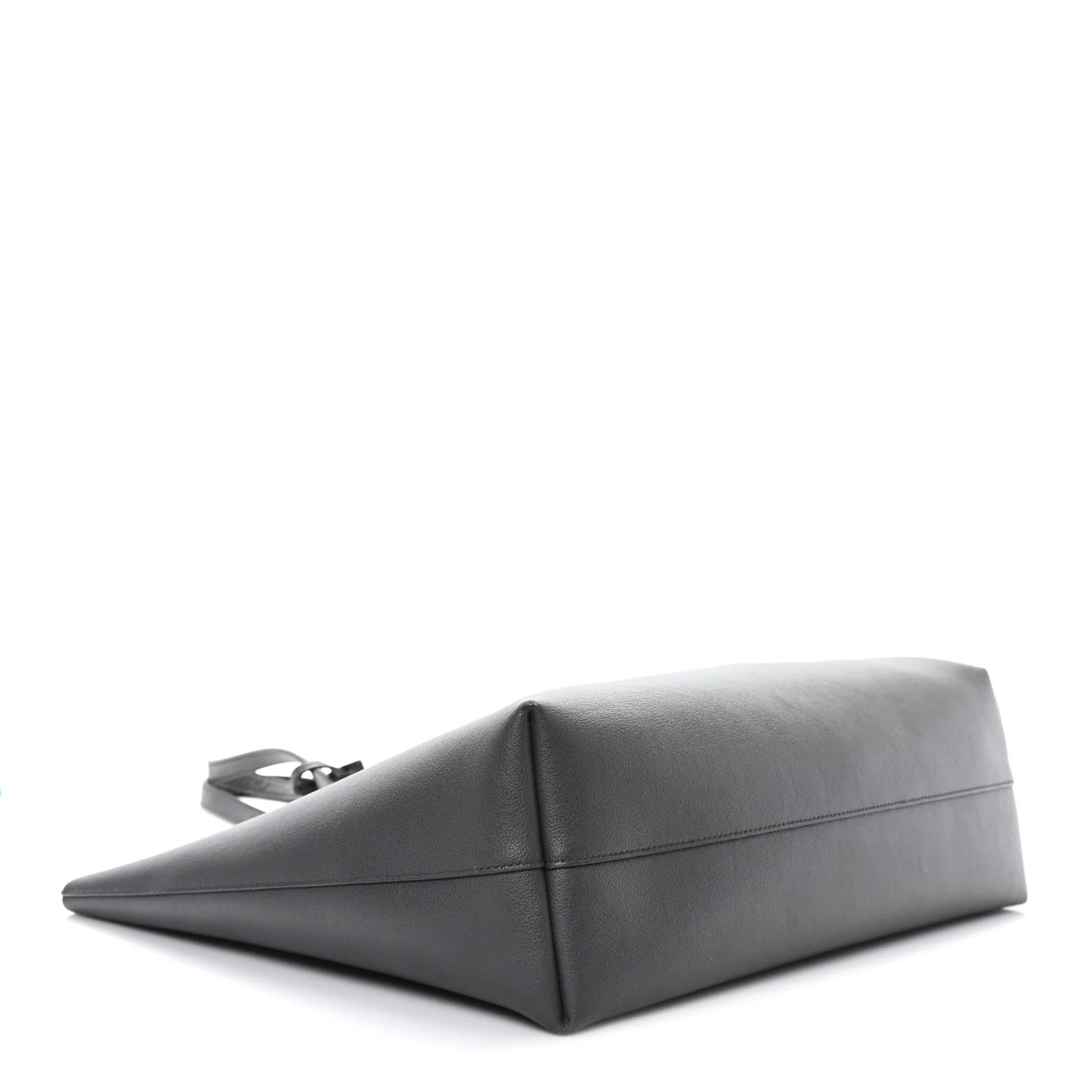 Calfskin Large Shopping Tote Fog - Image 5