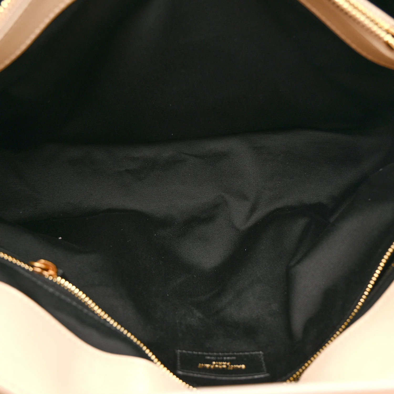 Calfskin Matelasse Large Loulou Monogram Chain Satchel Dark Beige - Image 10