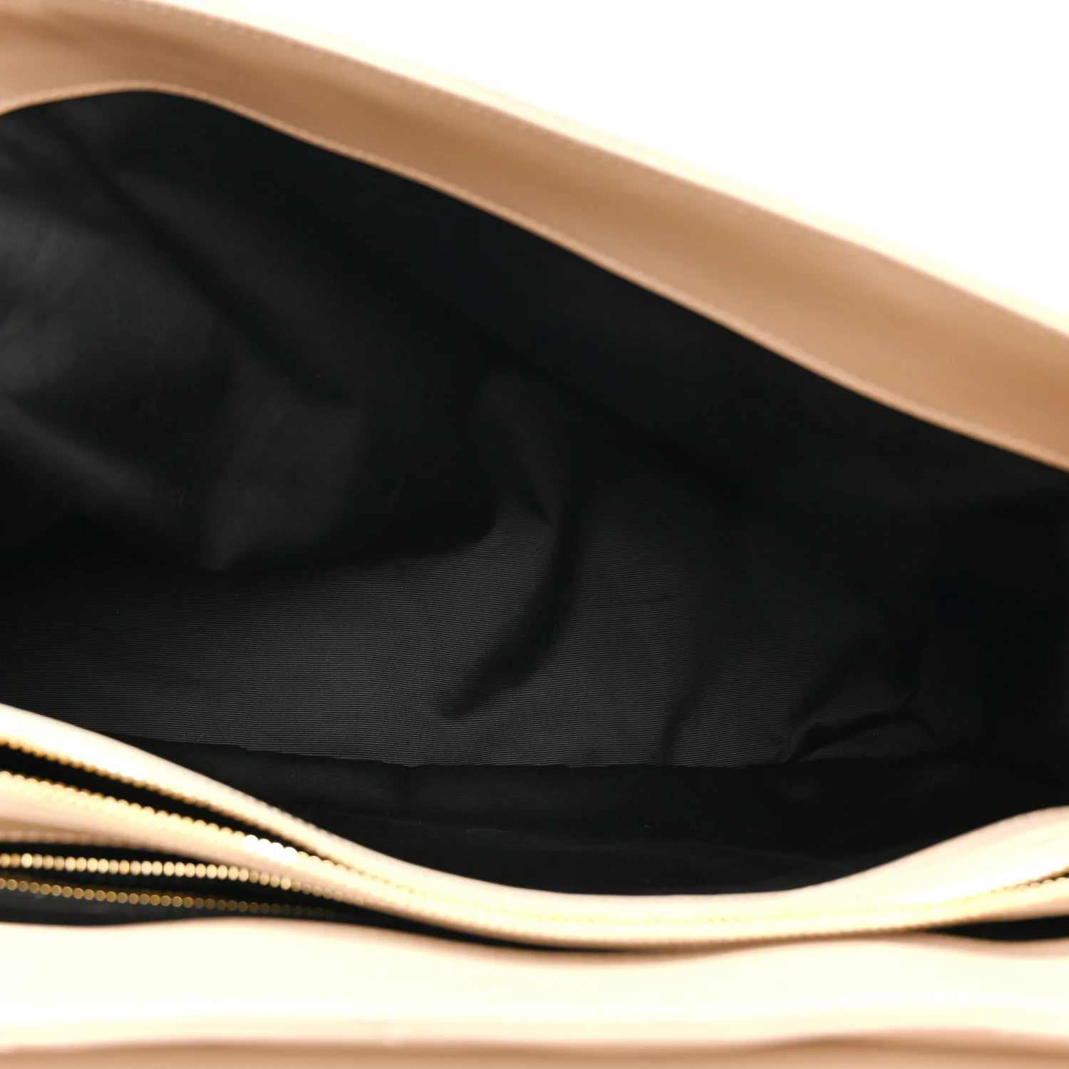 Calfskin Matelasse Large Loulou Monogram Chain Satchel Dark Beige - Image 9
