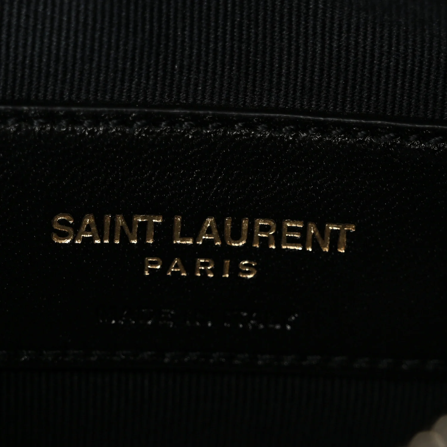 Calfskin Matelasse Monogram Key Pouch Black - Image 6