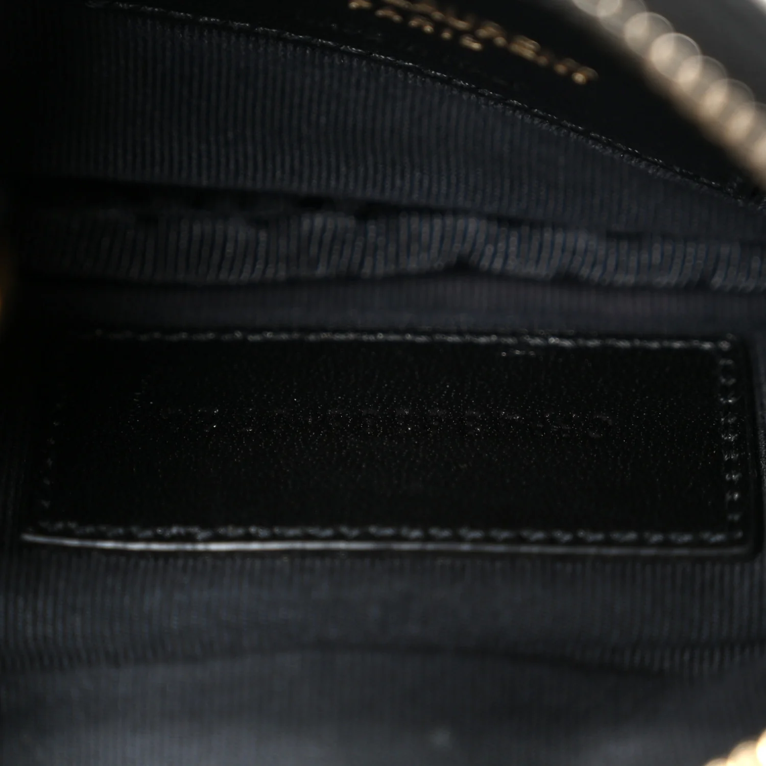 Calfskin Matelasse Monogram Key Pouch Black - Image 7