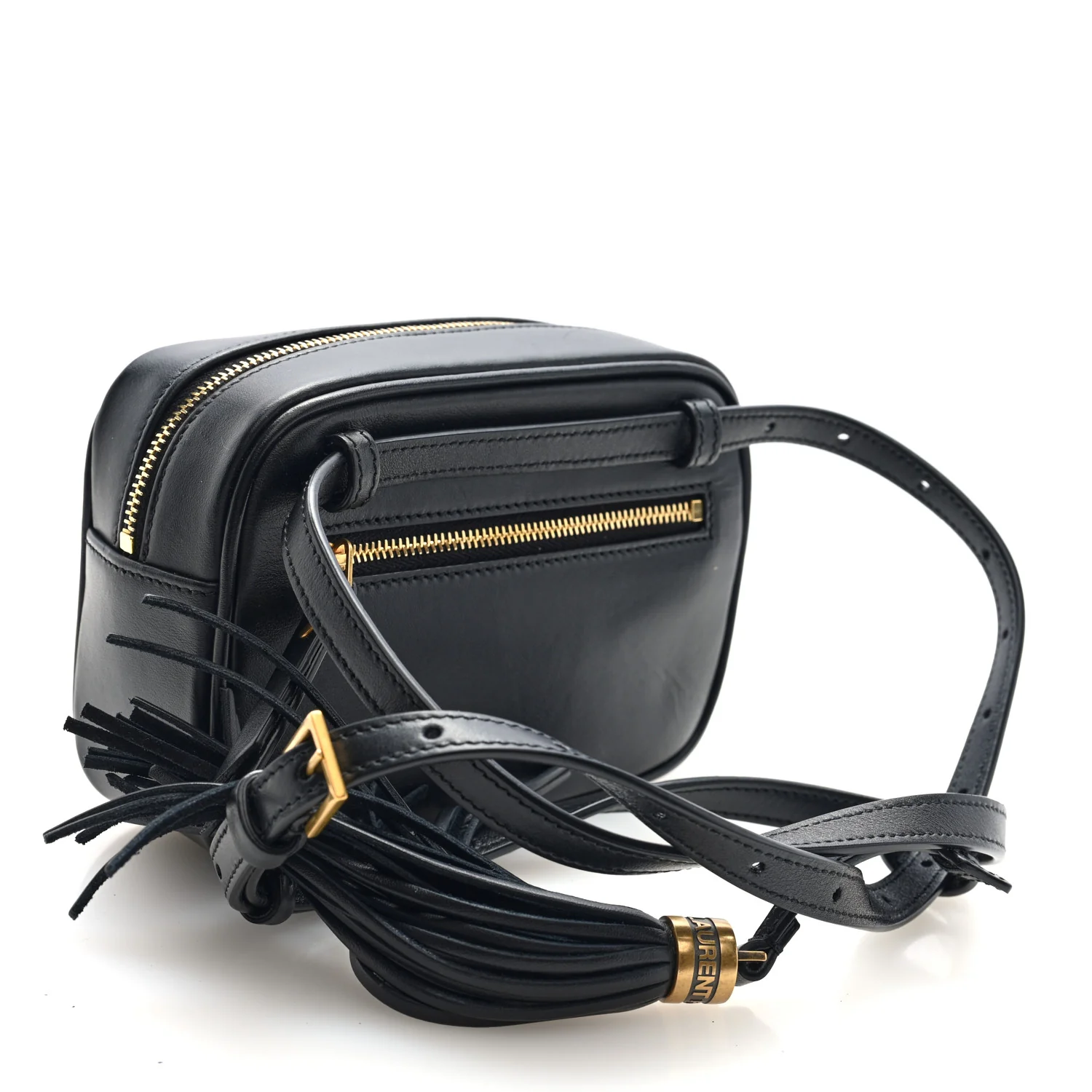 Calfskin Matelasse Monogram Lou Belt Bag Black - Image 3