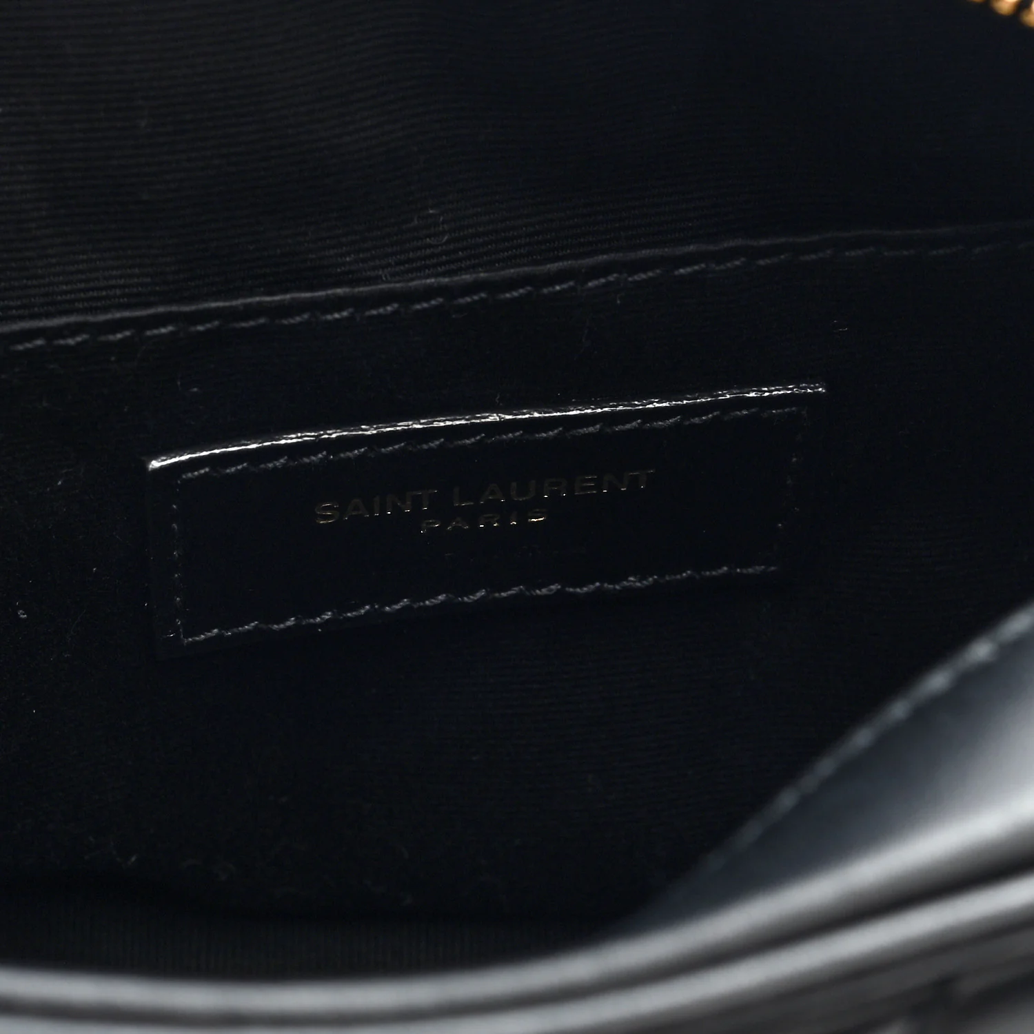 Calfskin Matelasse Monogram Lou Belt Bag Black - Image 6
