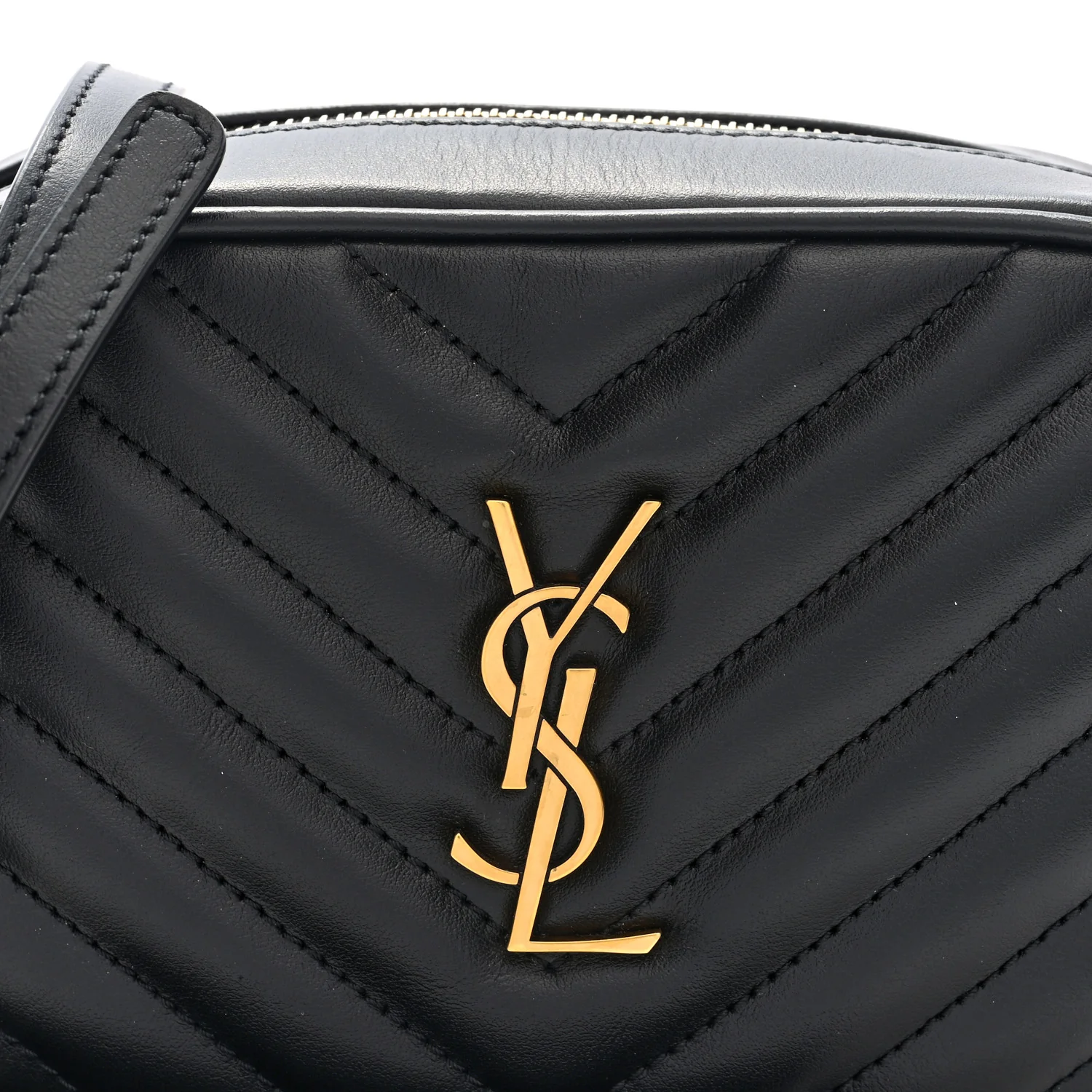 Calfskin Matelasse Monogram Lou Belt Bag Black - Image 7