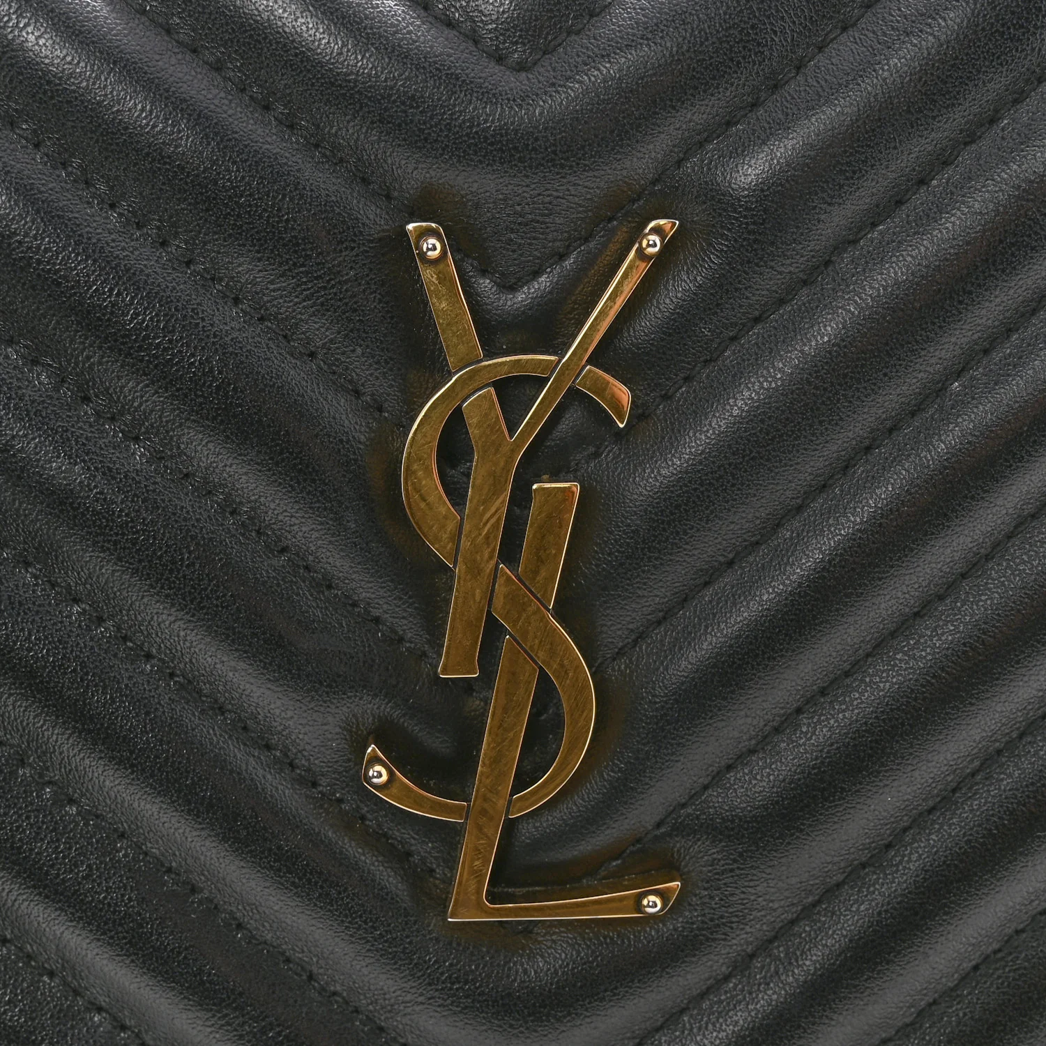 Calfskin Matelasse Monogram Lou Camera Bag Black - Image 11