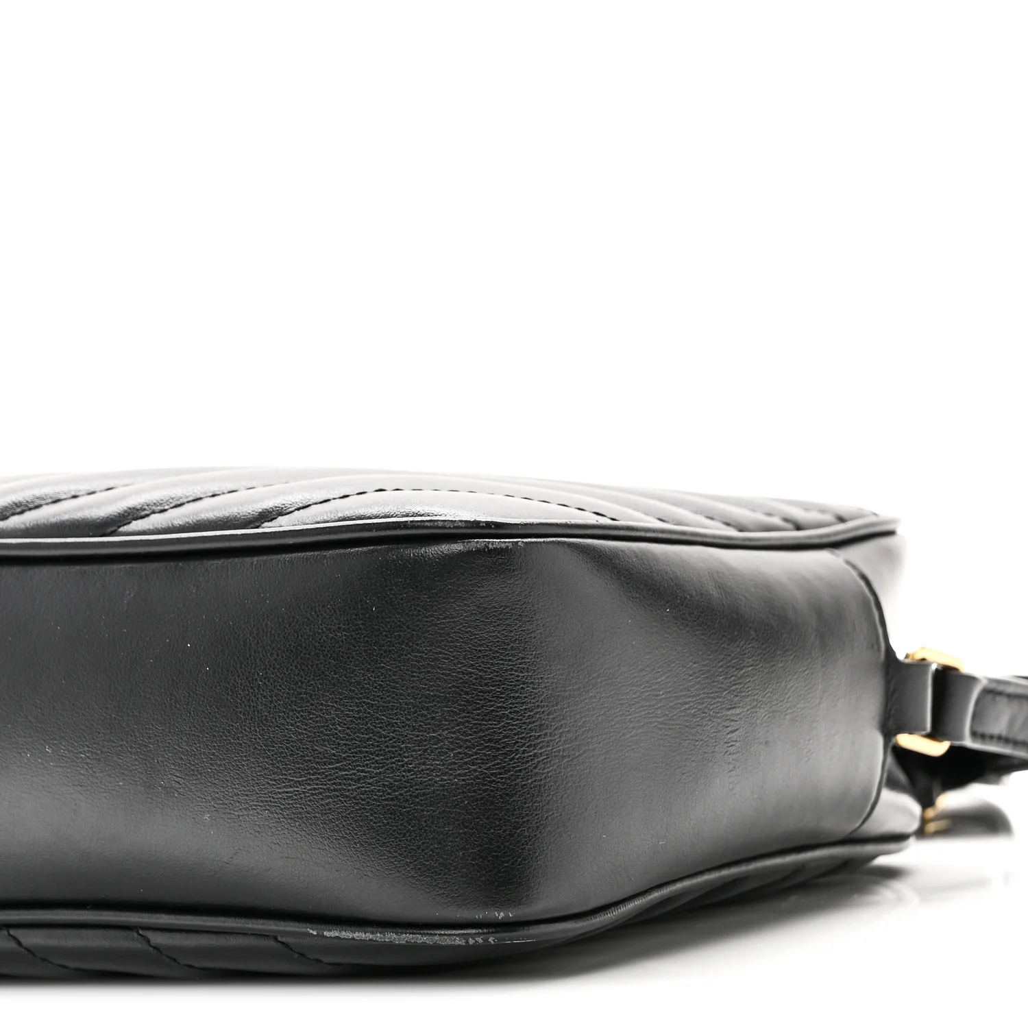 Calfskin Matelasse Monogram Lou Camera Bag Black - Image 11