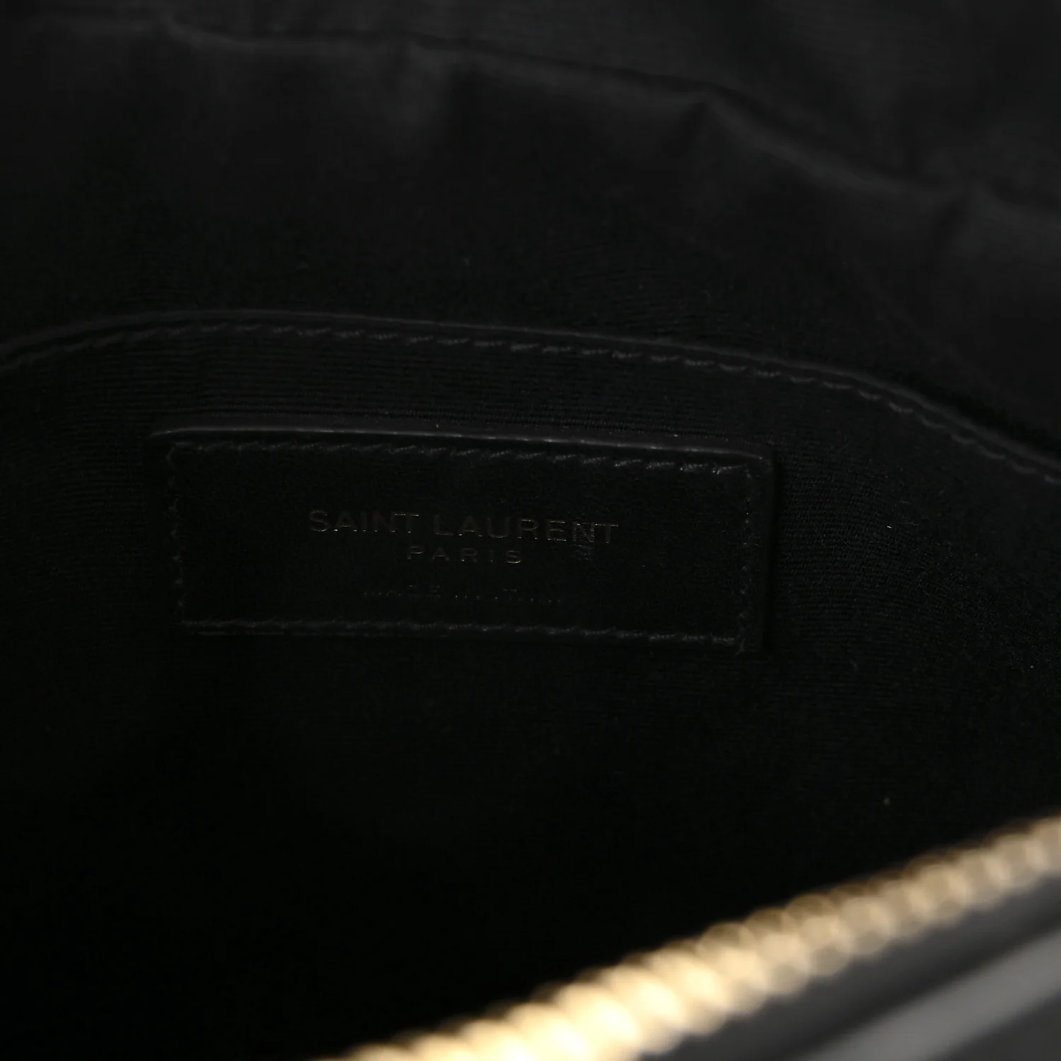 Calfskin Matelasse Monogram Lou Camera Bag Black - Image 6