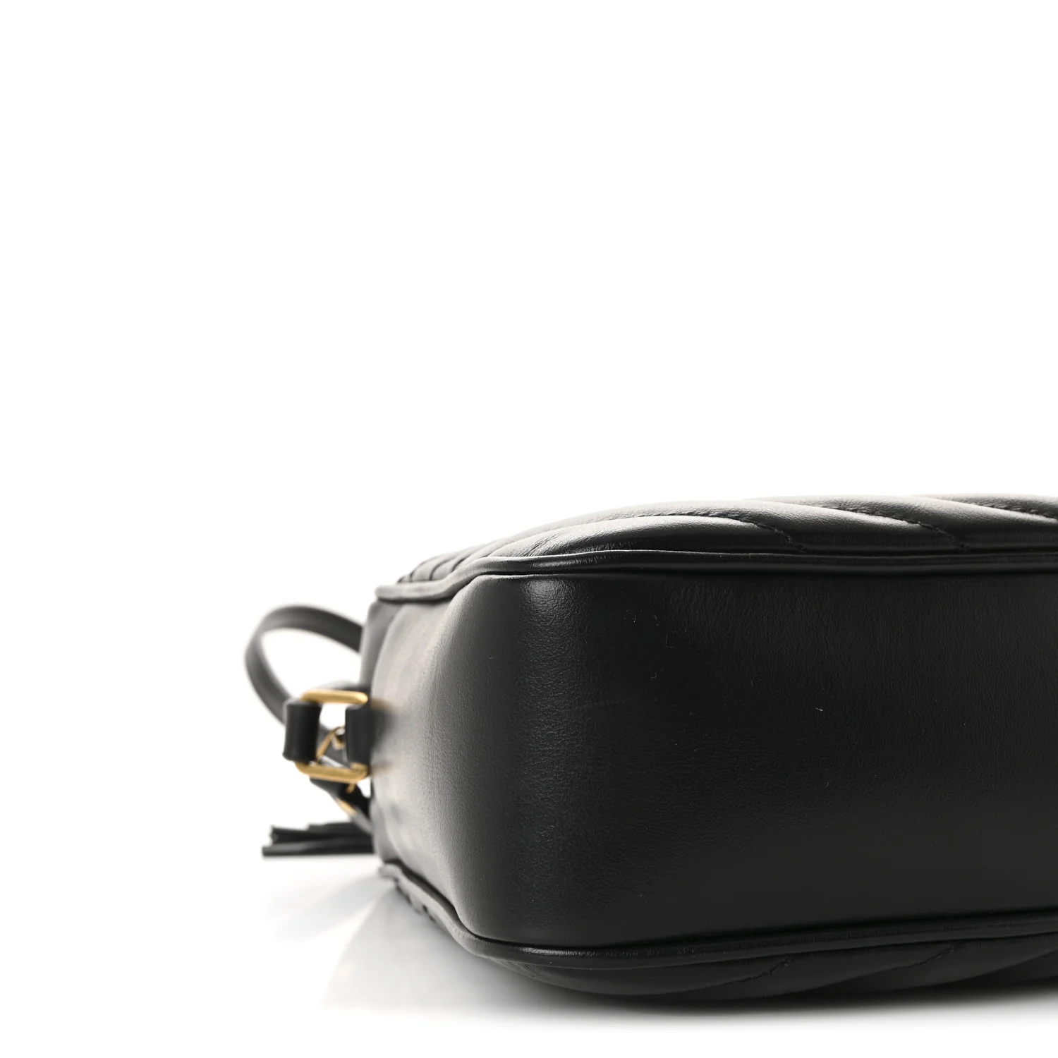 Calfskin Matelasse Monogram Lou Camera Bag Black - Image 8