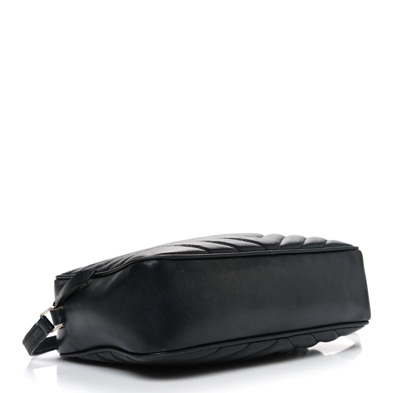 Calfskin Matelasse Monogram Lou Camera Bag Black - Image 4