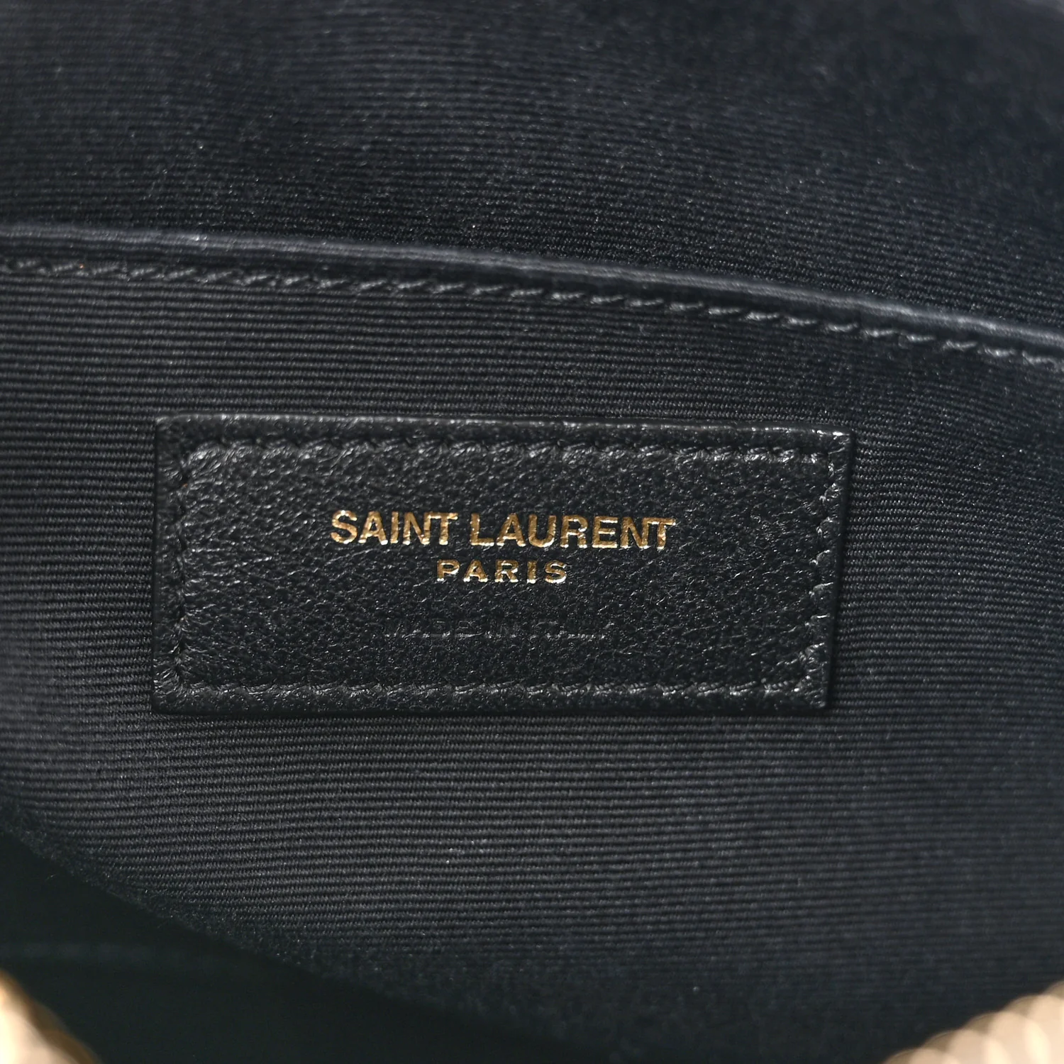 Calfskin Matelasse Monogram Lou Camera Bag Black - Image 6