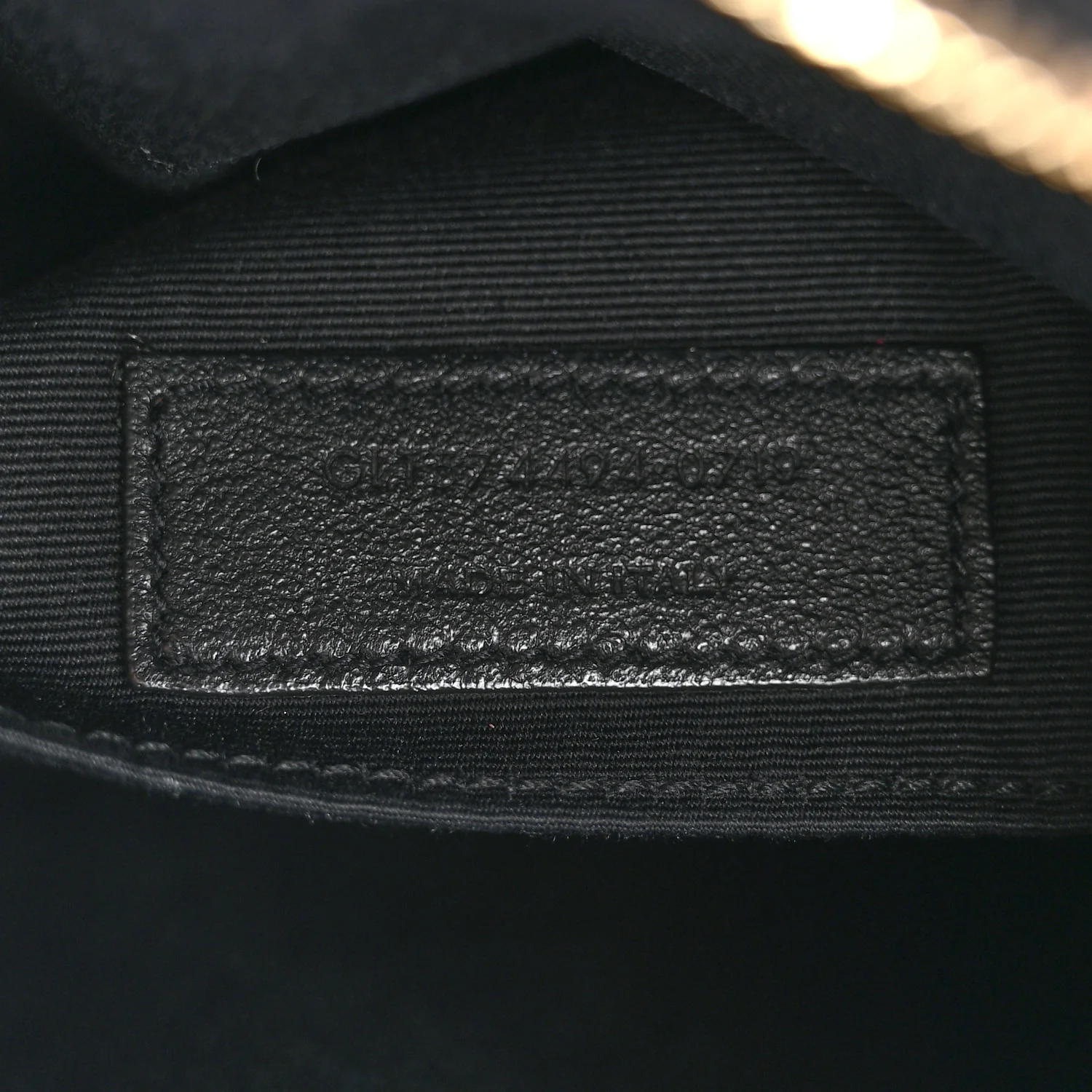 Calfskin Matelasse Monogram Lou Camera Bag Black - Image 7