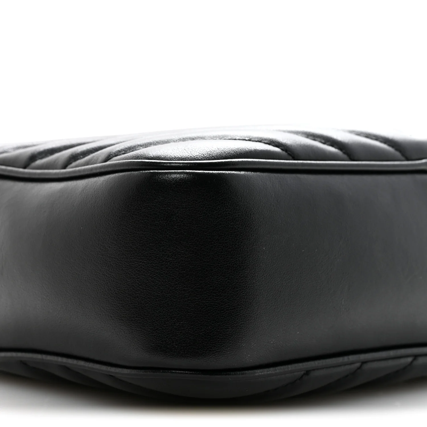 Calfskin Matelasse Monogram Lou Camera Bag Black - Image 9
