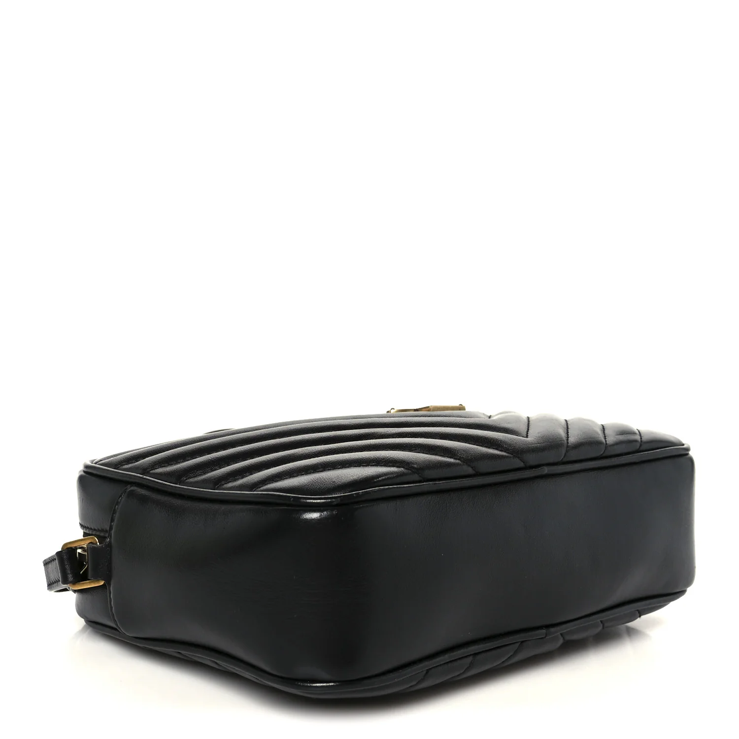 Calfskin Matelasse Monogram Lou Camera Bag Black - Image 4