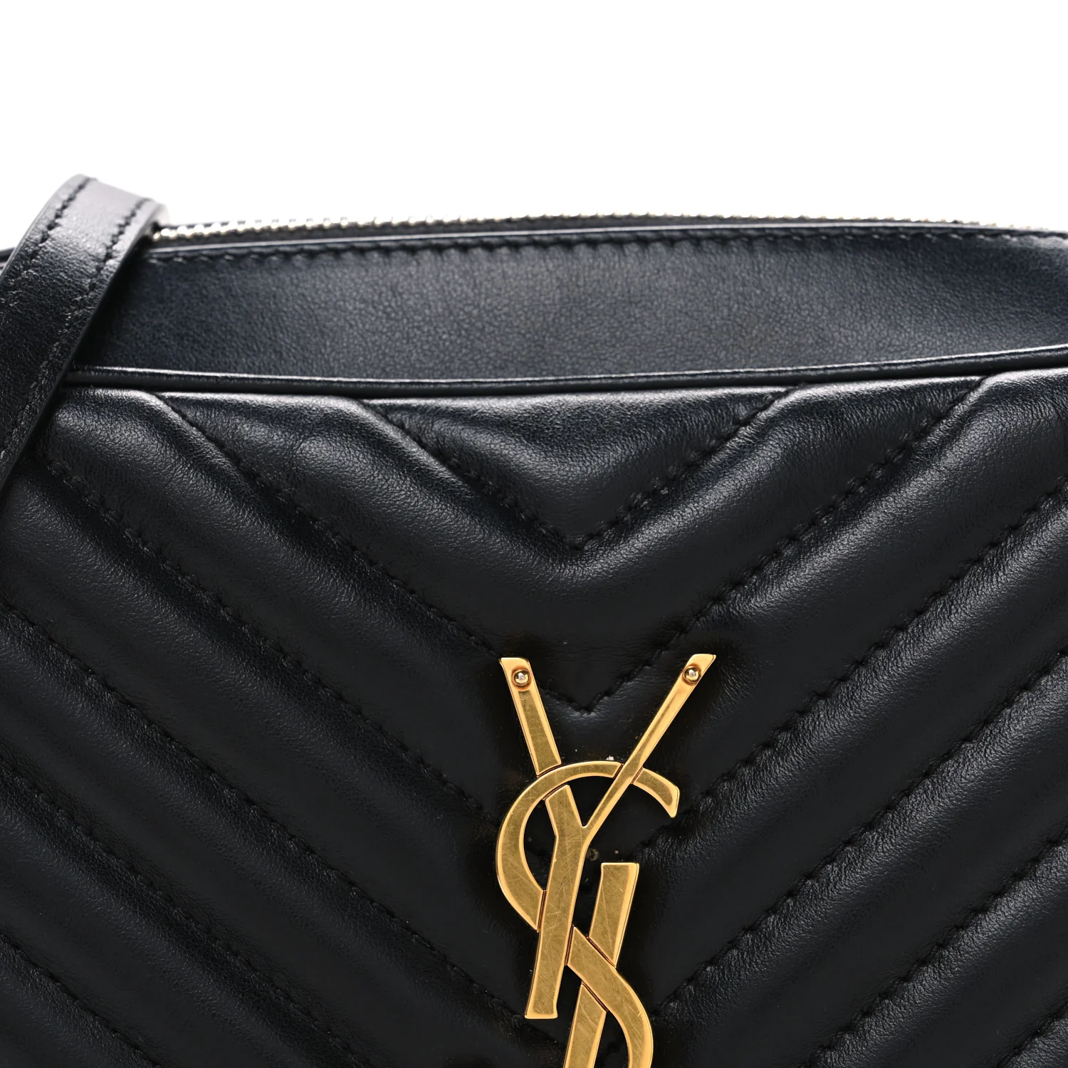 Calfskin Matelasse Monogram Lou Camera Bag Black - Image 8