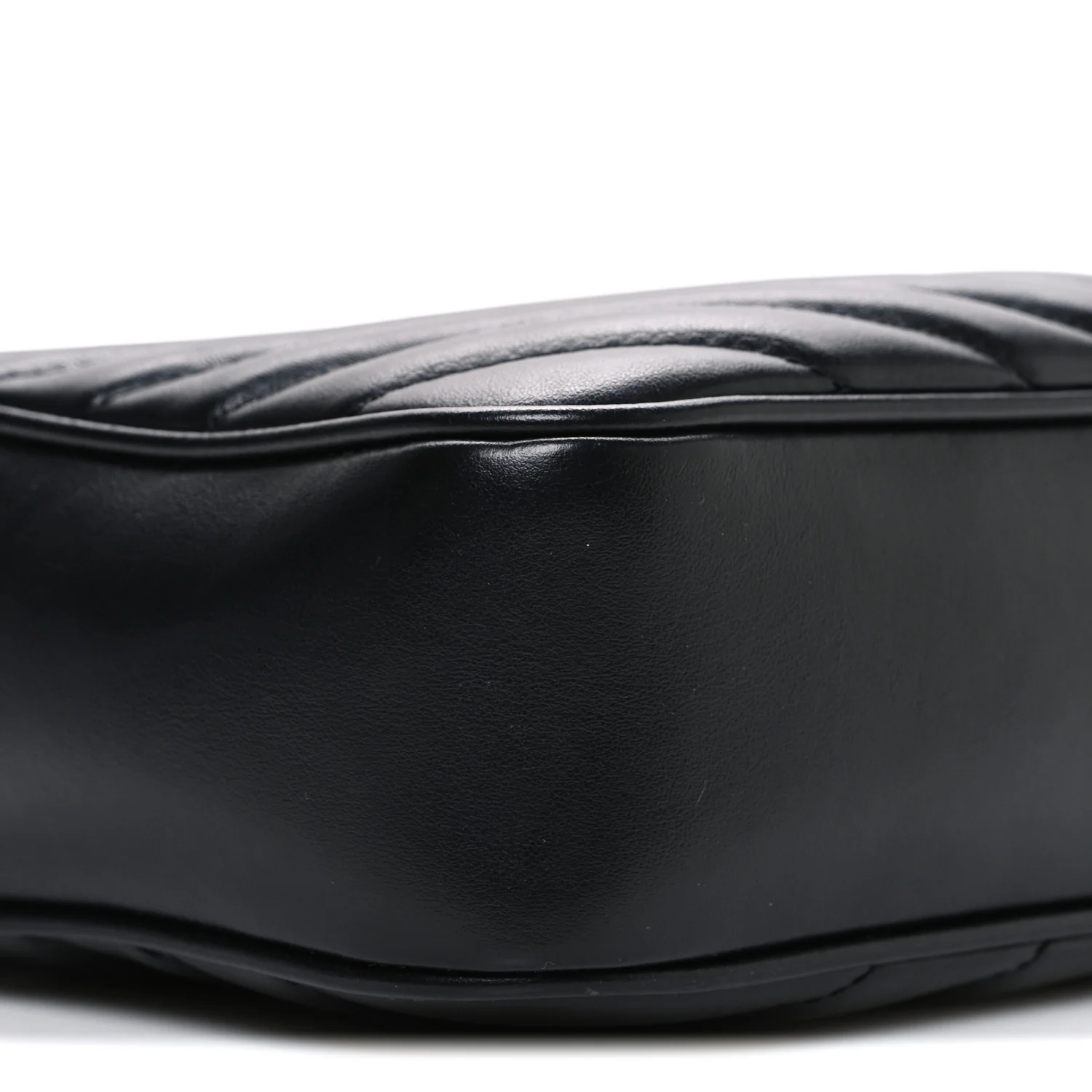 Calfskin Matelasse Monogram Lou Camera Bag Black - Image 9