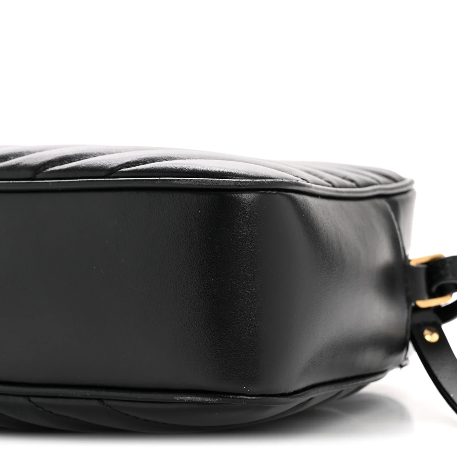 Calfskin Matelasse Monogram Lou Camera Bag Black - Image 10