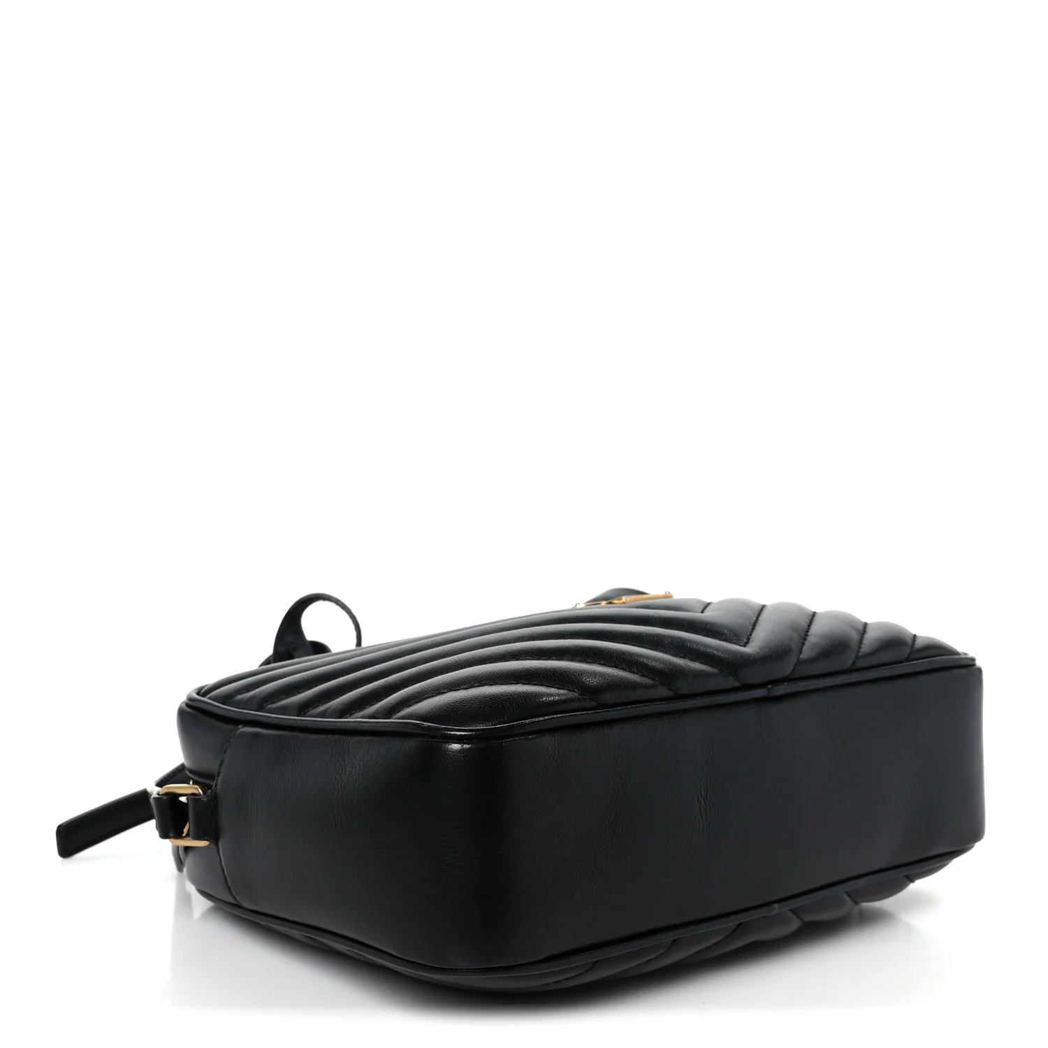 Calfskin Matelasse Monogram Lou Camera Bag Black - Image 4