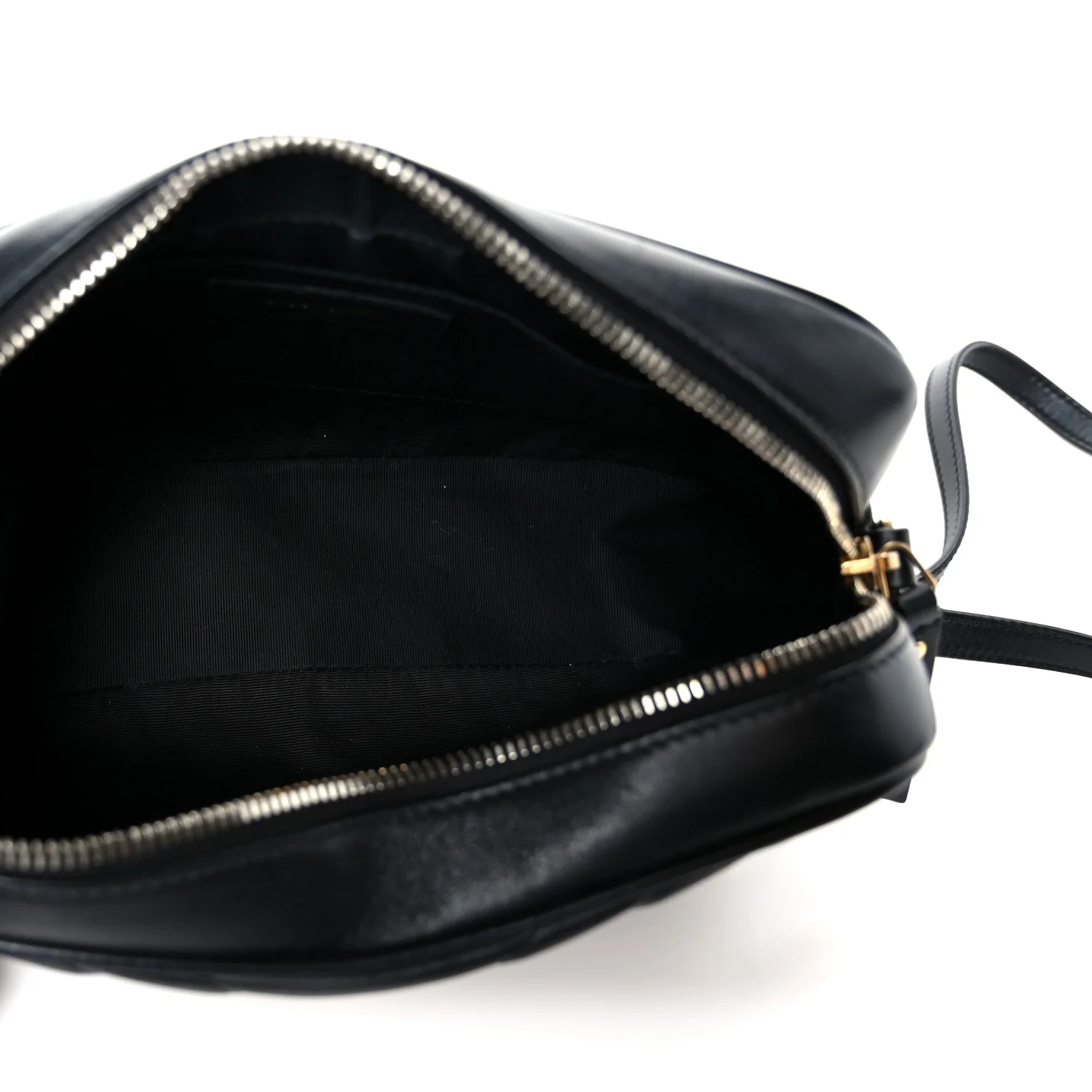 Calfskin Matelasse Monogram Lou Camera Bag Black - Image 5