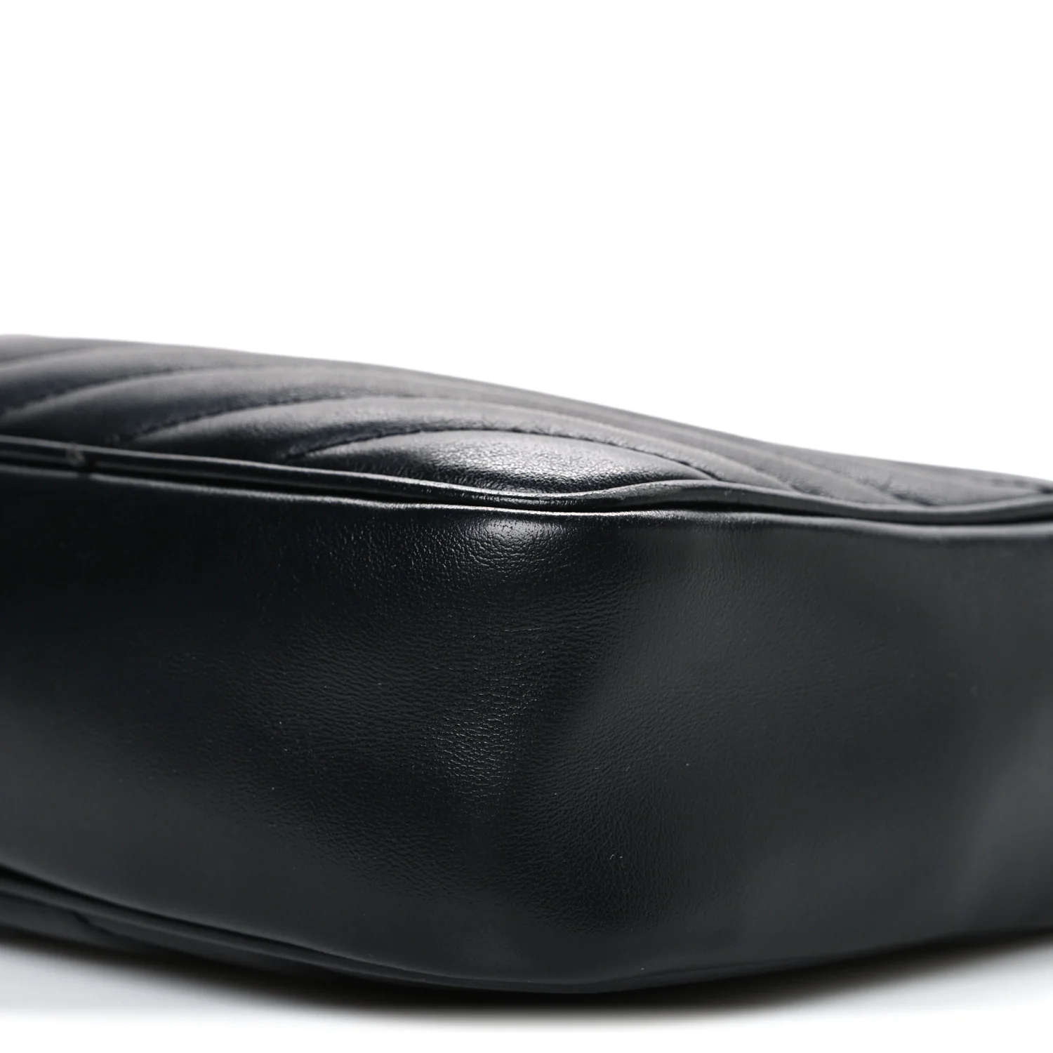 Calfskin Matelasse Monogram Lou Camera Bag Black - Image 10