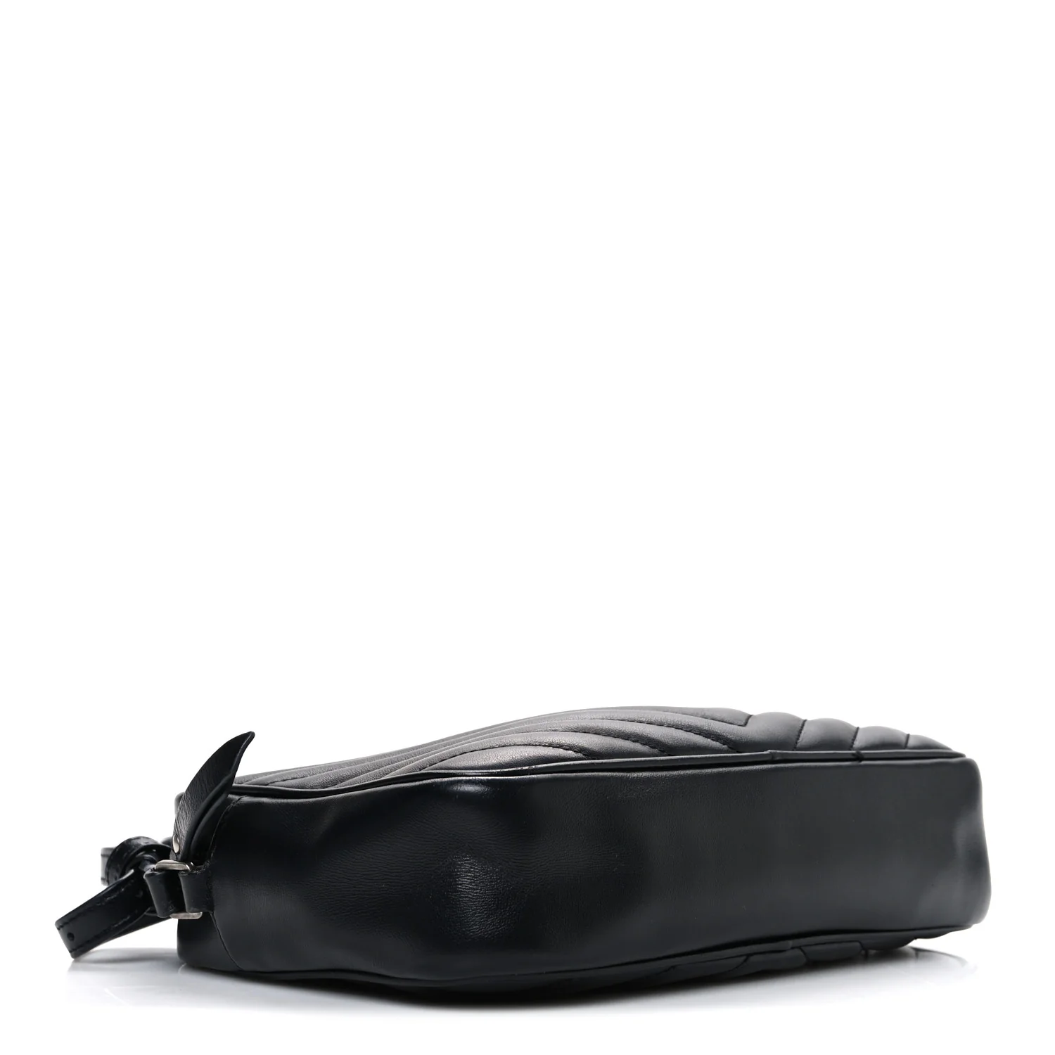 Calfskin Matelasse Monogram Lou Camera Bag Black - Image 4